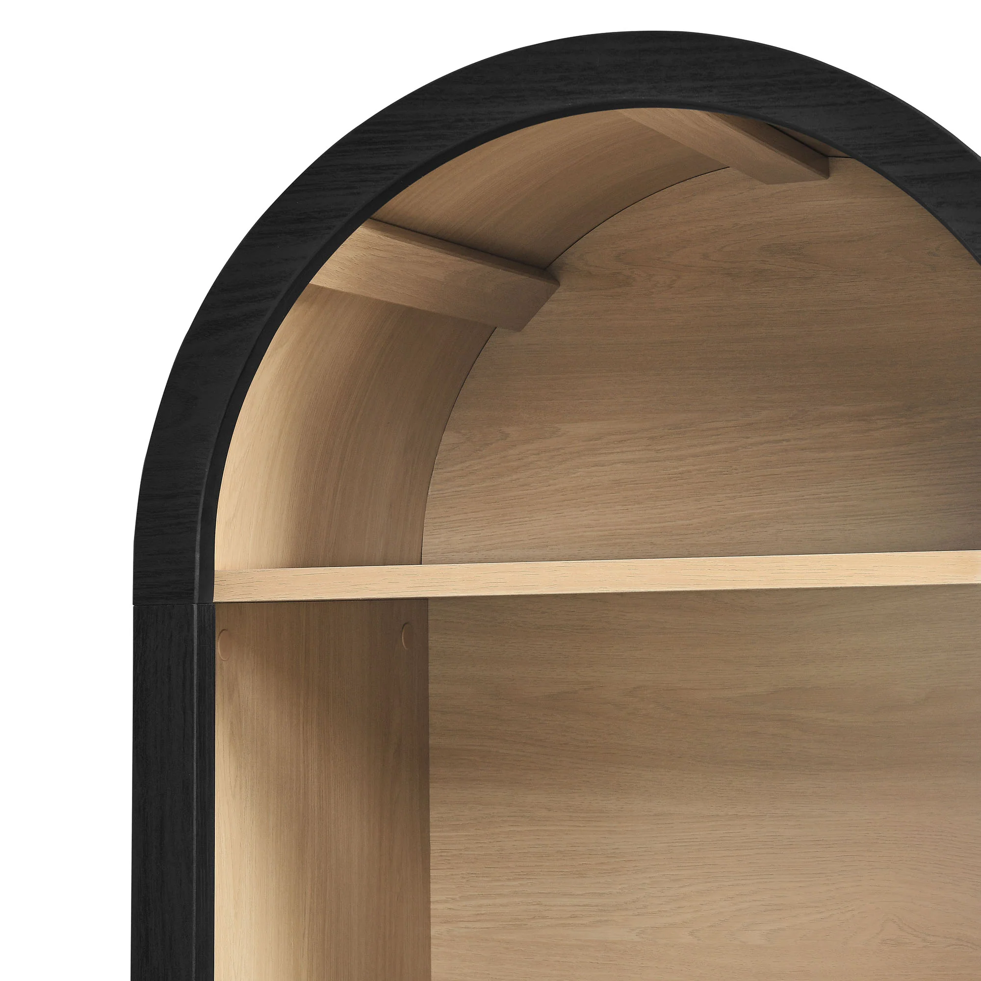 Evie Arched Narrow Bookcase Display Cabinet by Modway - Image 6