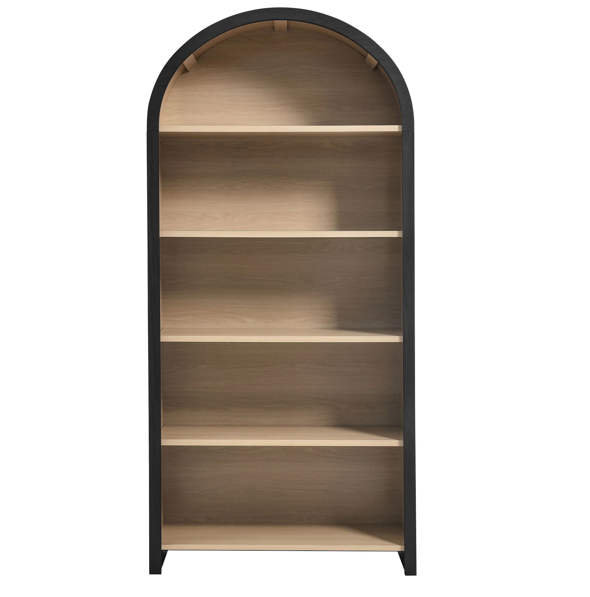 Evie Arched Wide Bookcase Display Cabinet by Modway - Image 5
