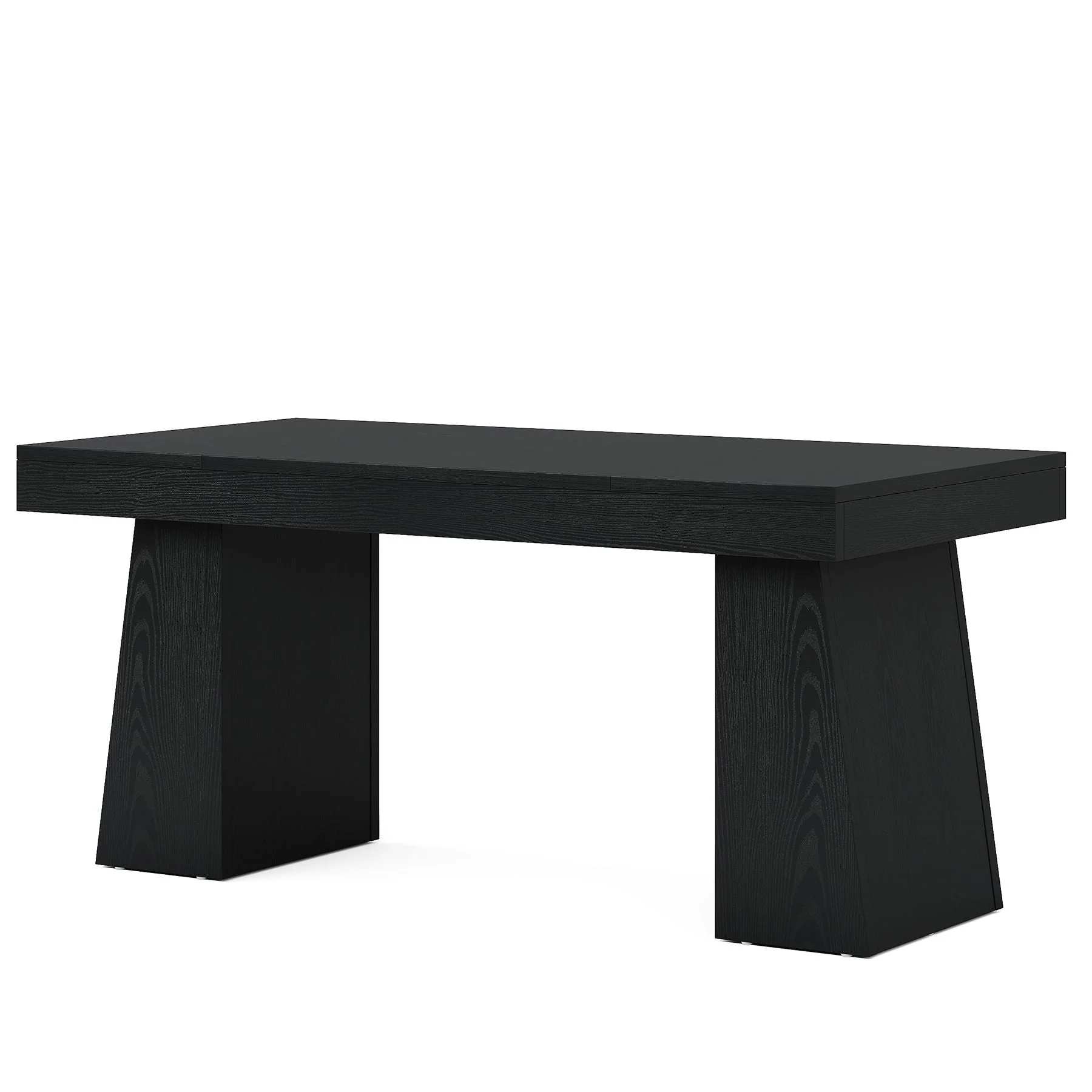 Executive Desk, Workstation With Double Trapezoid Base - Image 2