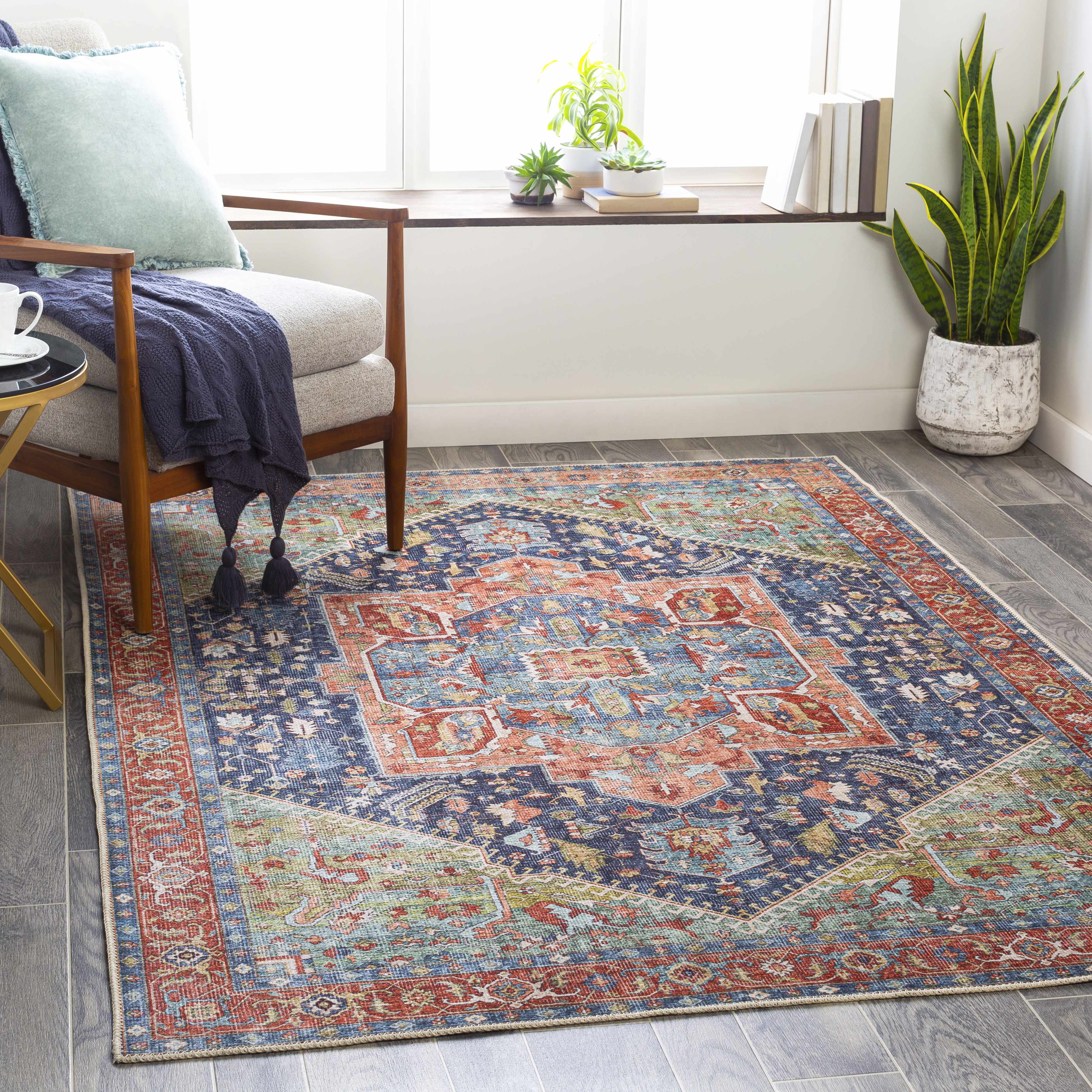 Exira Washable Area Rug - Image 2