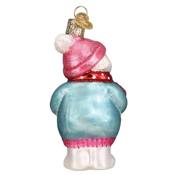 Expectant Snowlady Ornament - Image 4