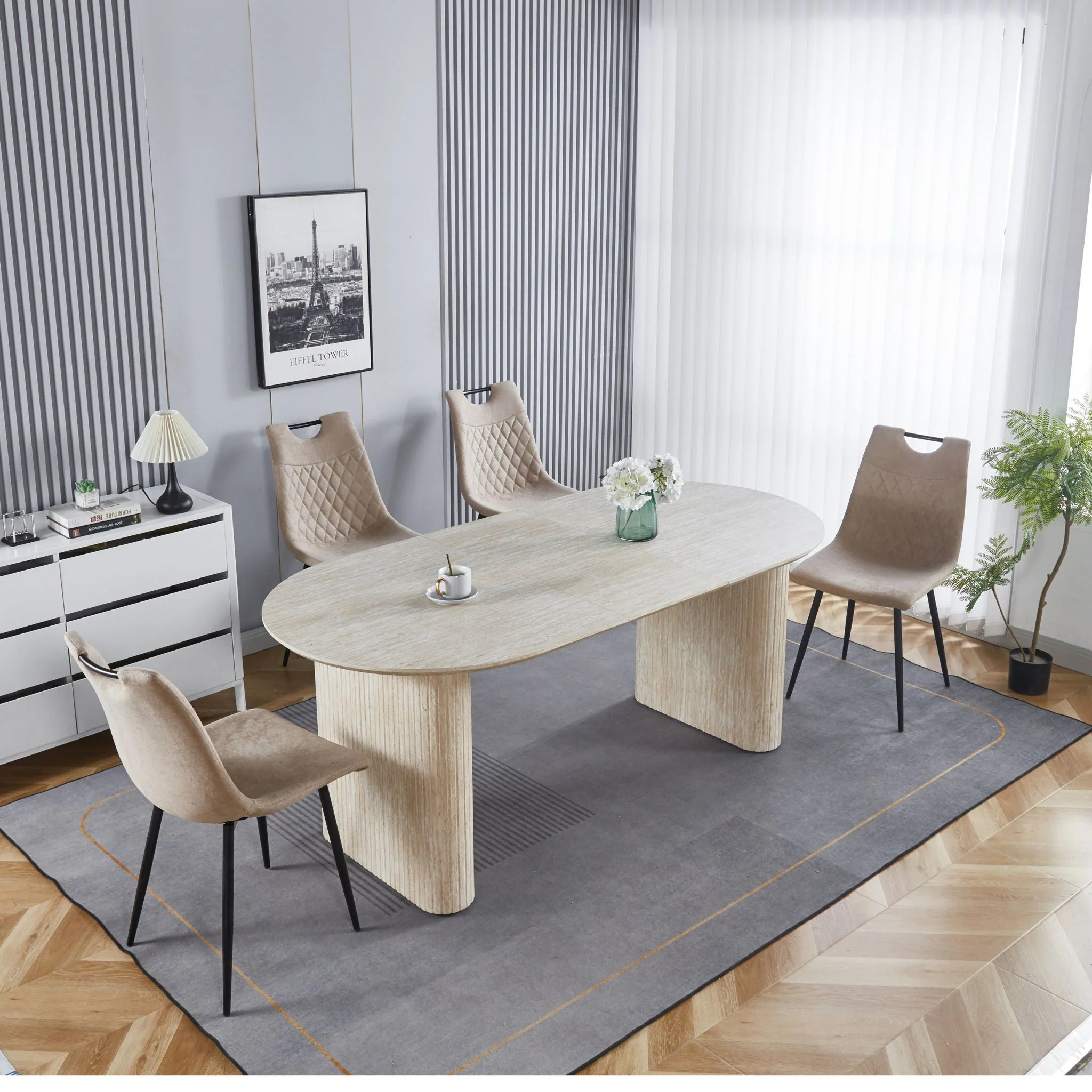 Extensible Table Leg For Dining - Ameican White Oak - Image 2