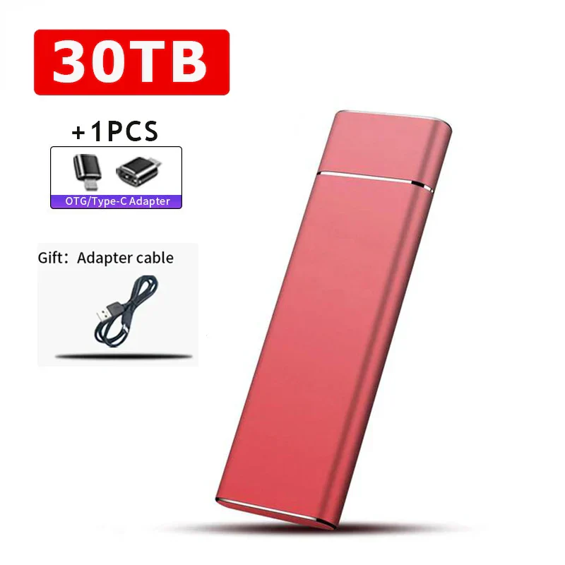 External Portable SSD 2TB 20TB 30TB USB 3.1 Type-C High Speed Drive - Image 31