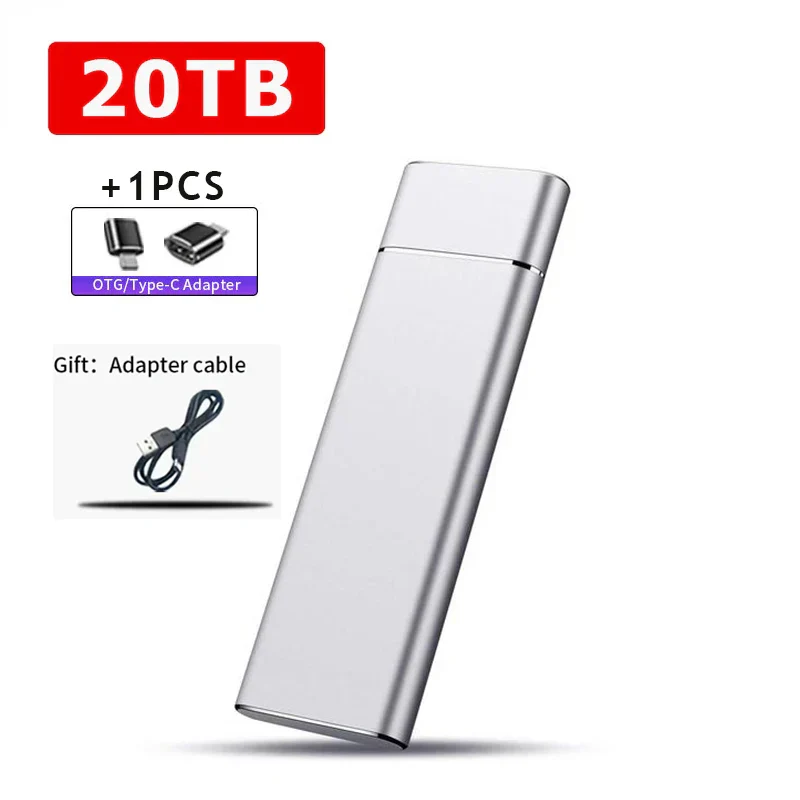 External Portable SSD 2TB 20TB 30TB USB 3.1 Type-C High Speed Drive - Image 32