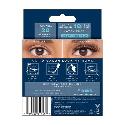 Eylure False Eyelashes No 114 4pc - Imperfect Box - Image 7