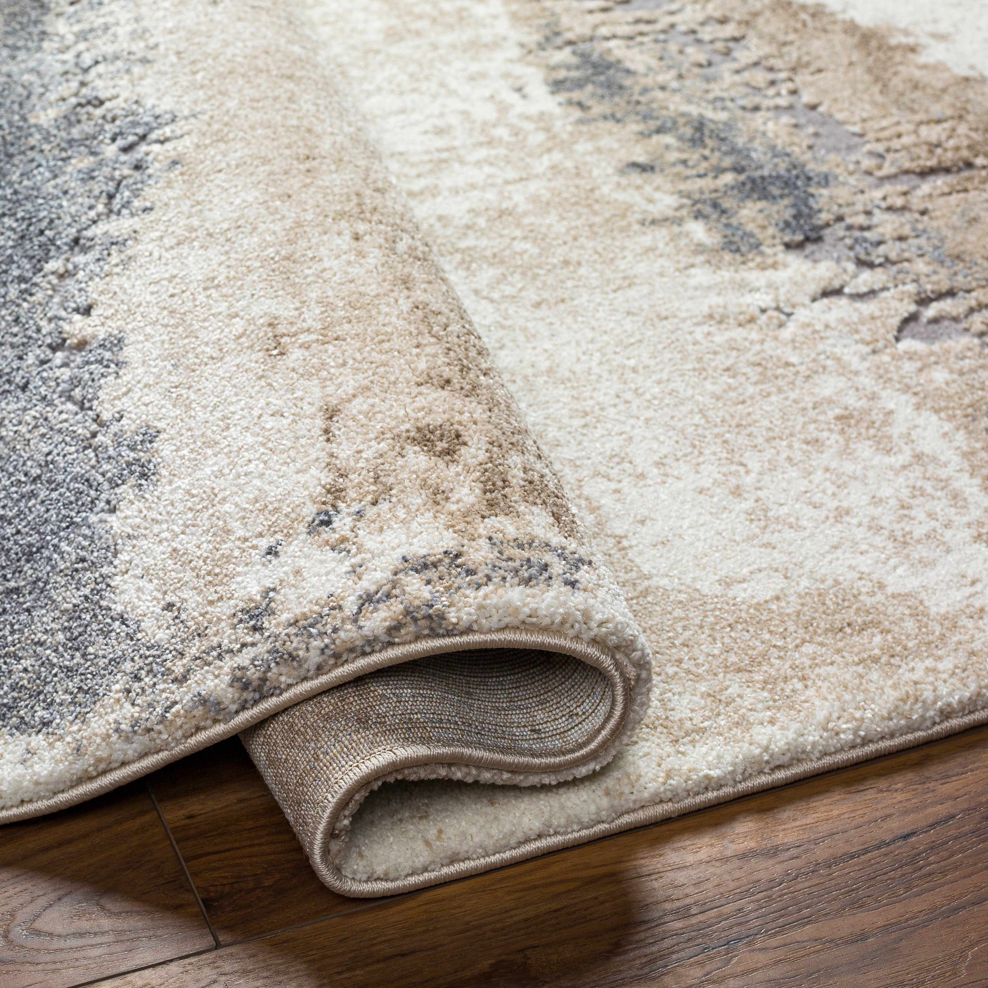 Ezell Abstract Thick Rug - Image 4