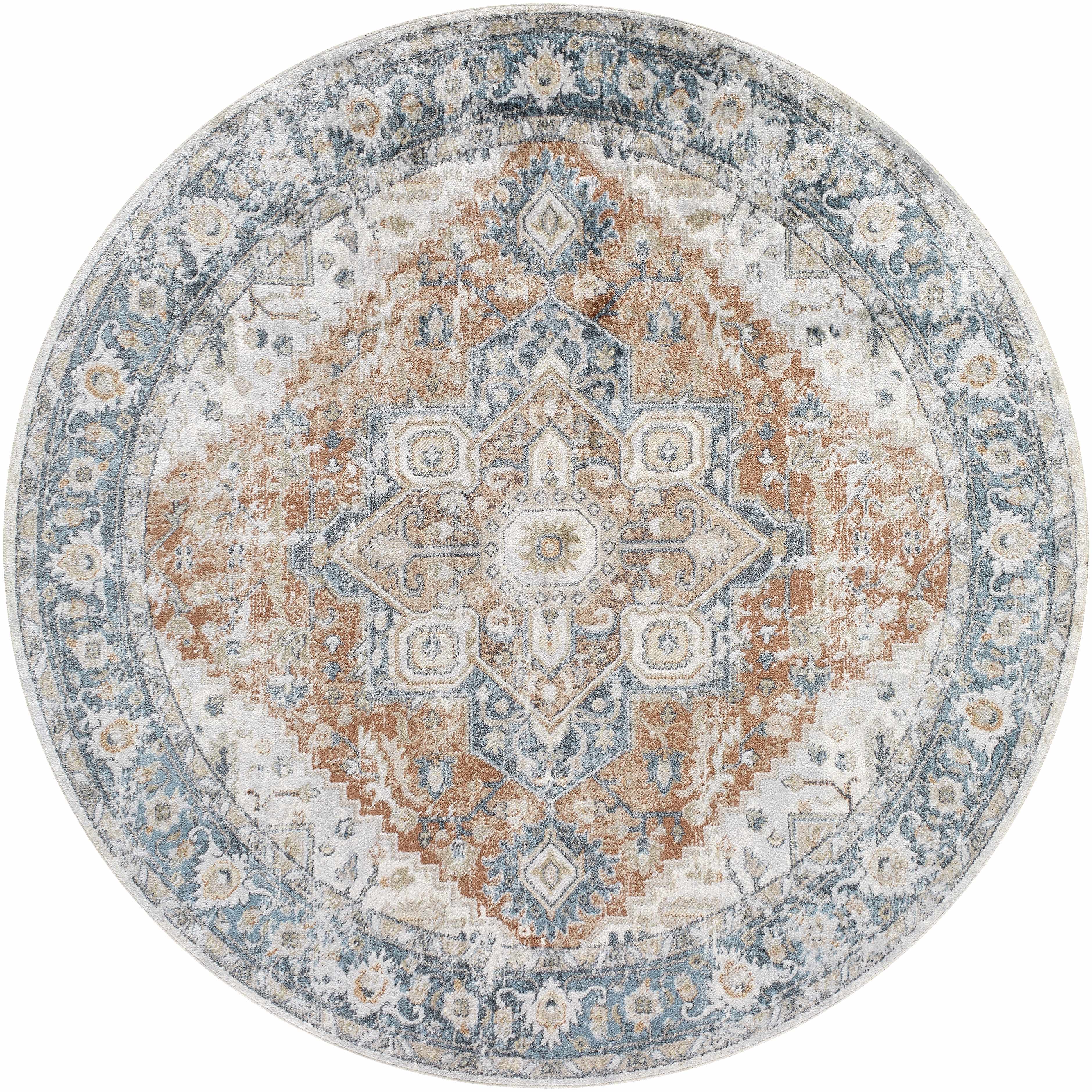 Ezri Rust Washable Area Rug - Image 4