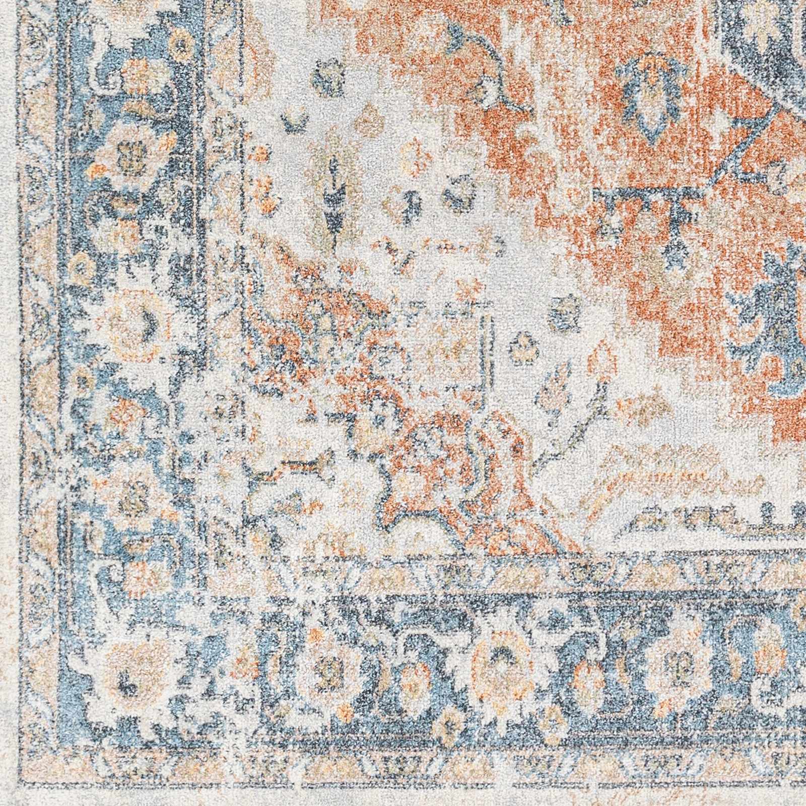 Ezri Rust Washable Area Rug - Image 6