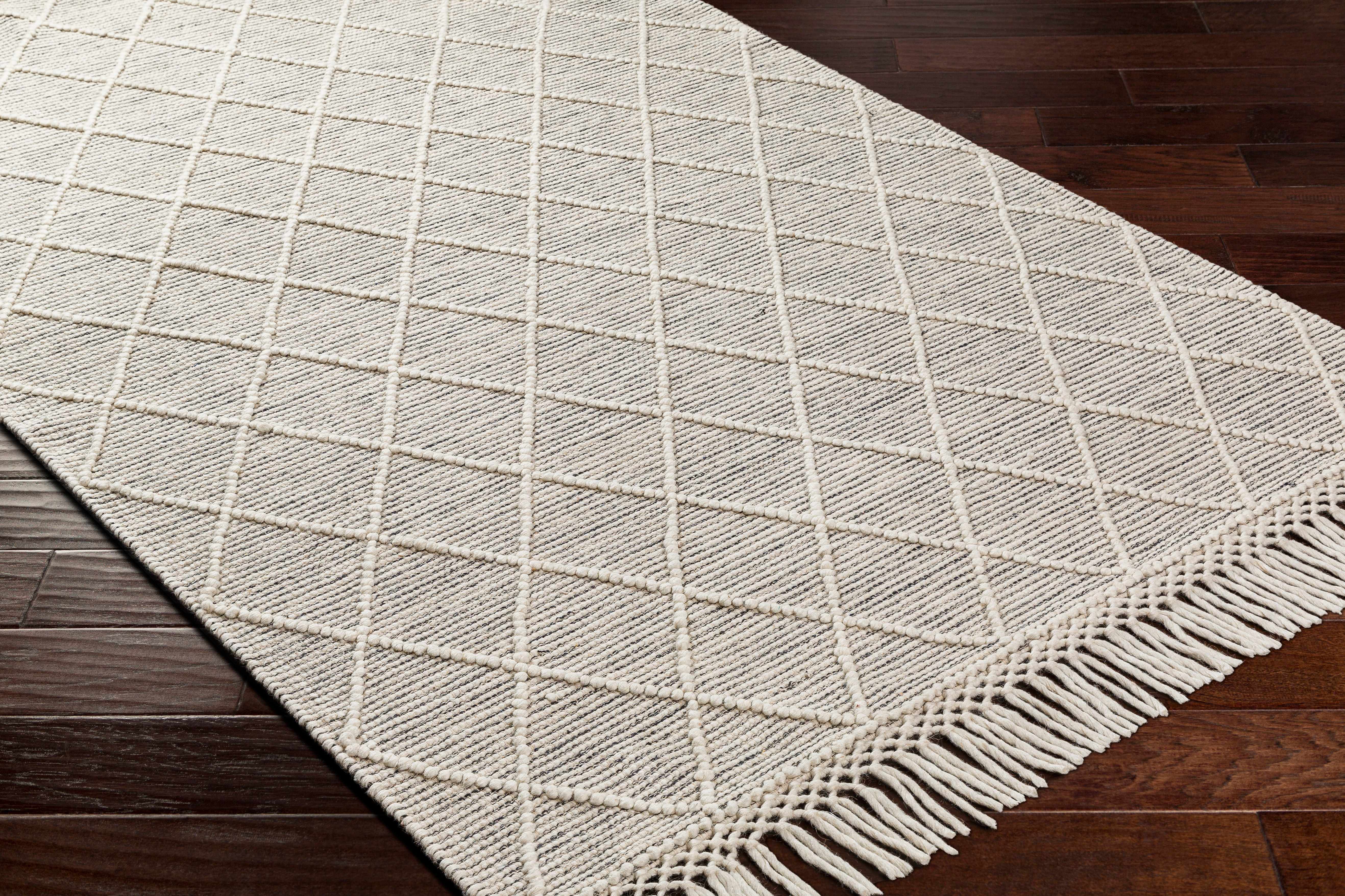 Ezria Wool Rug with Tassels - Clearance - Image 6