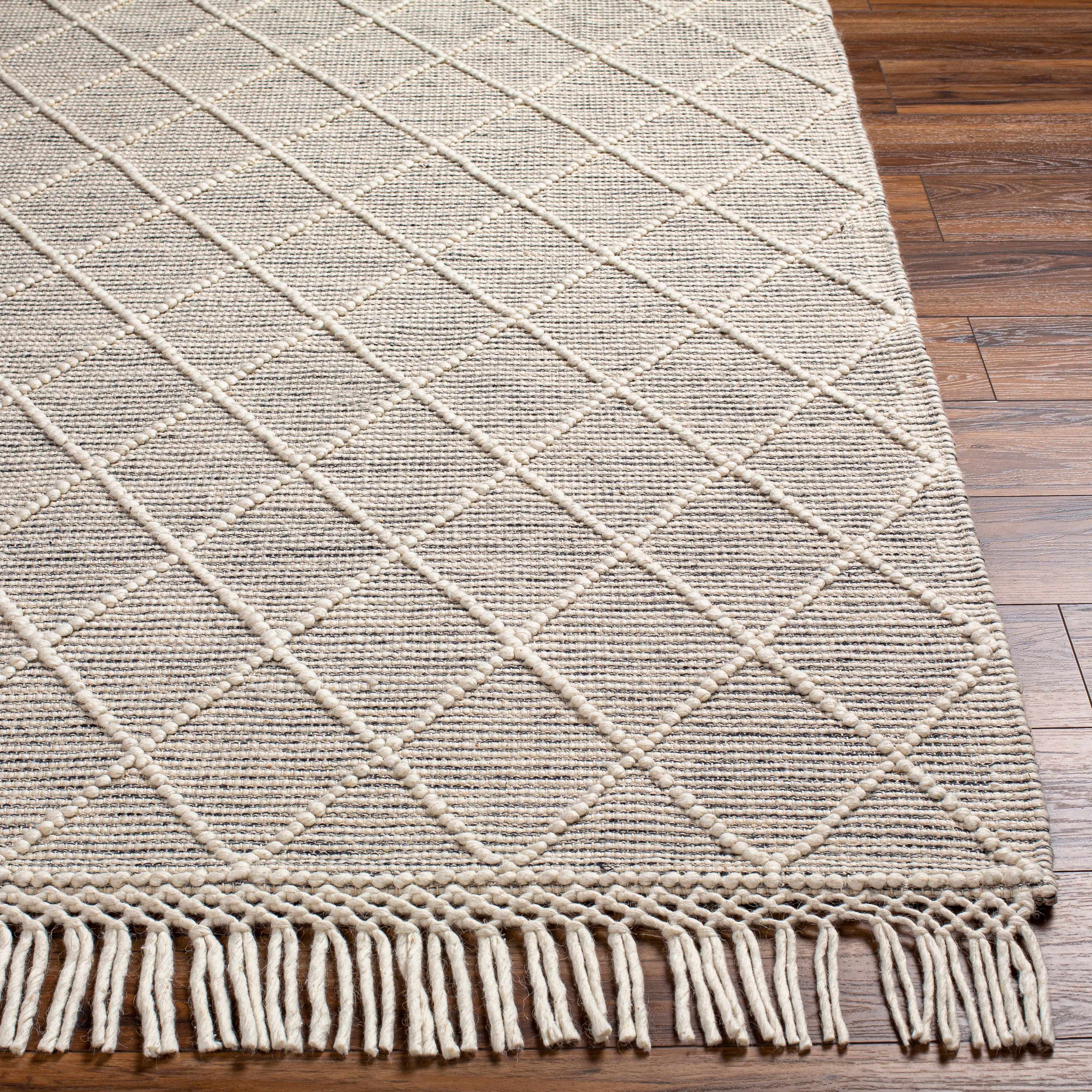 Ezria Wool Rug with Tassels - Clearance - Image 7