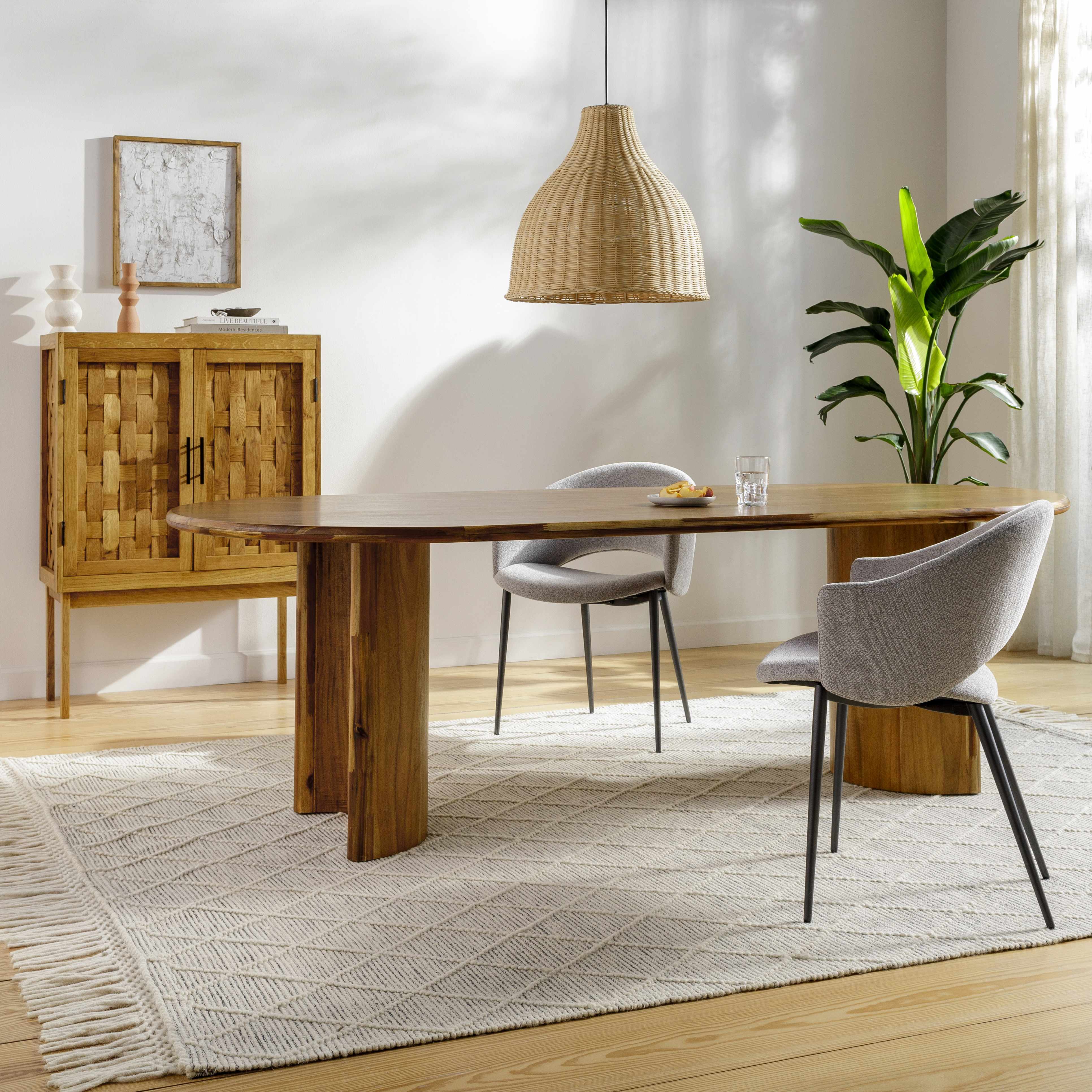 Ezria Wool Rug with Tassels - Clearance - Image 9