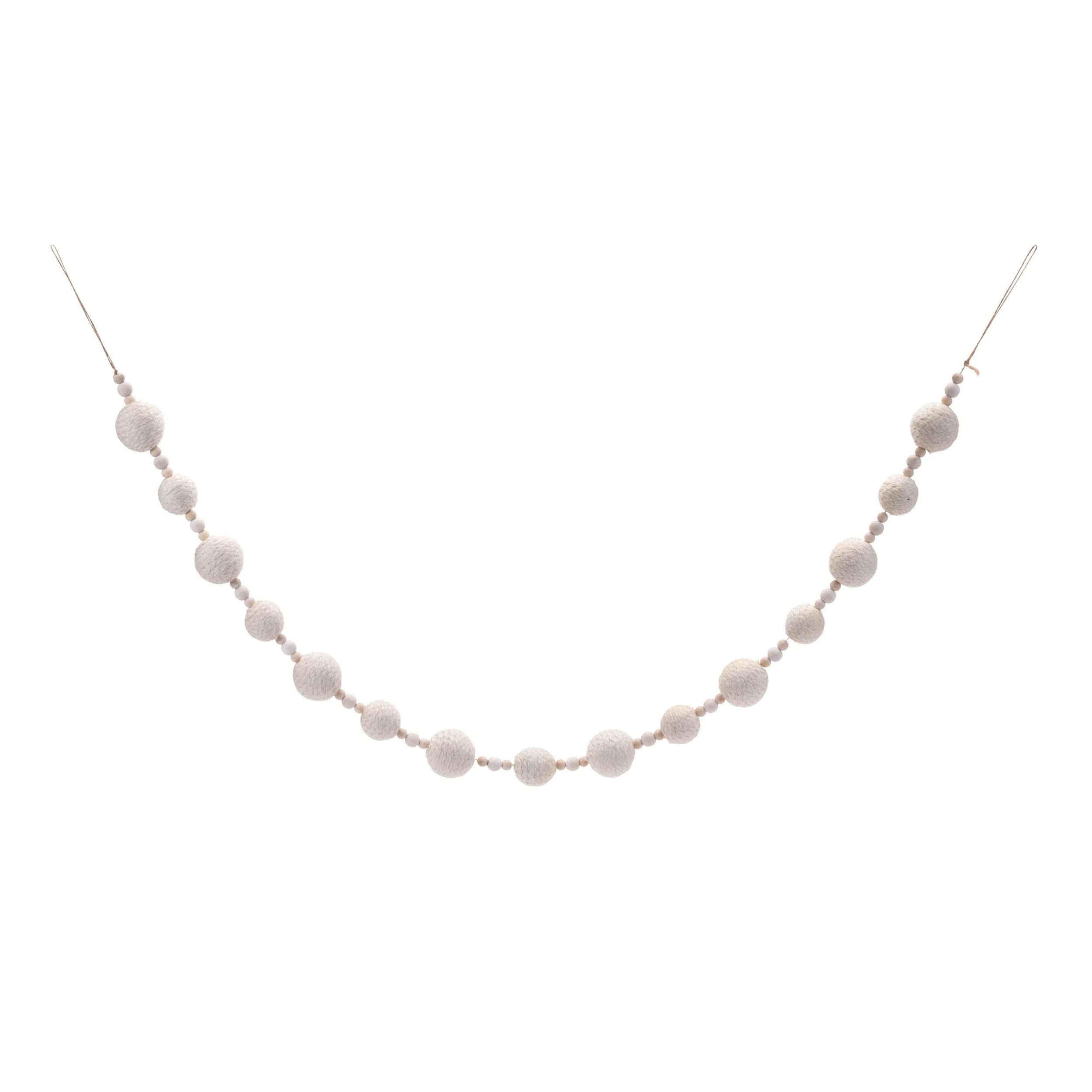 Fabric Ball String Garland (Set of 2) - Image 4