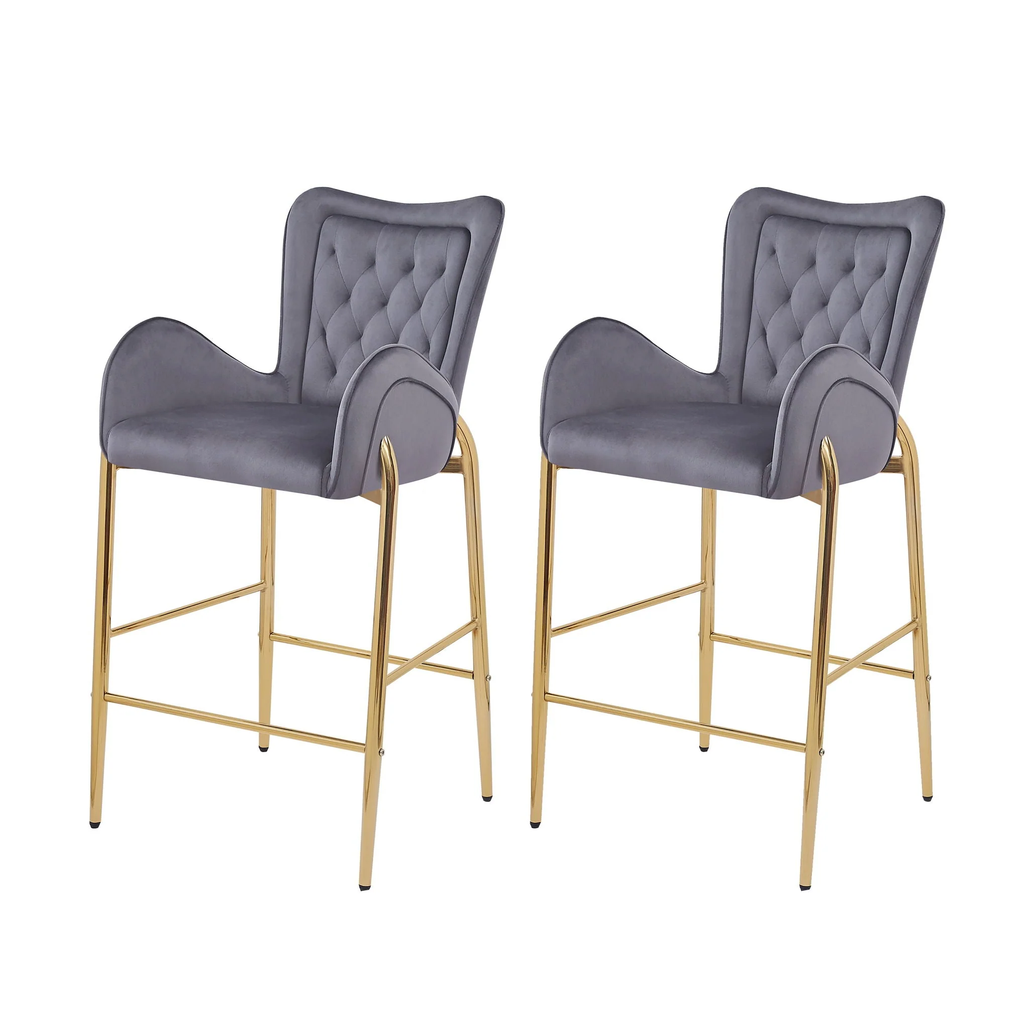 Fabric Counter Height Bar Stools (Set of 2) - Image 21