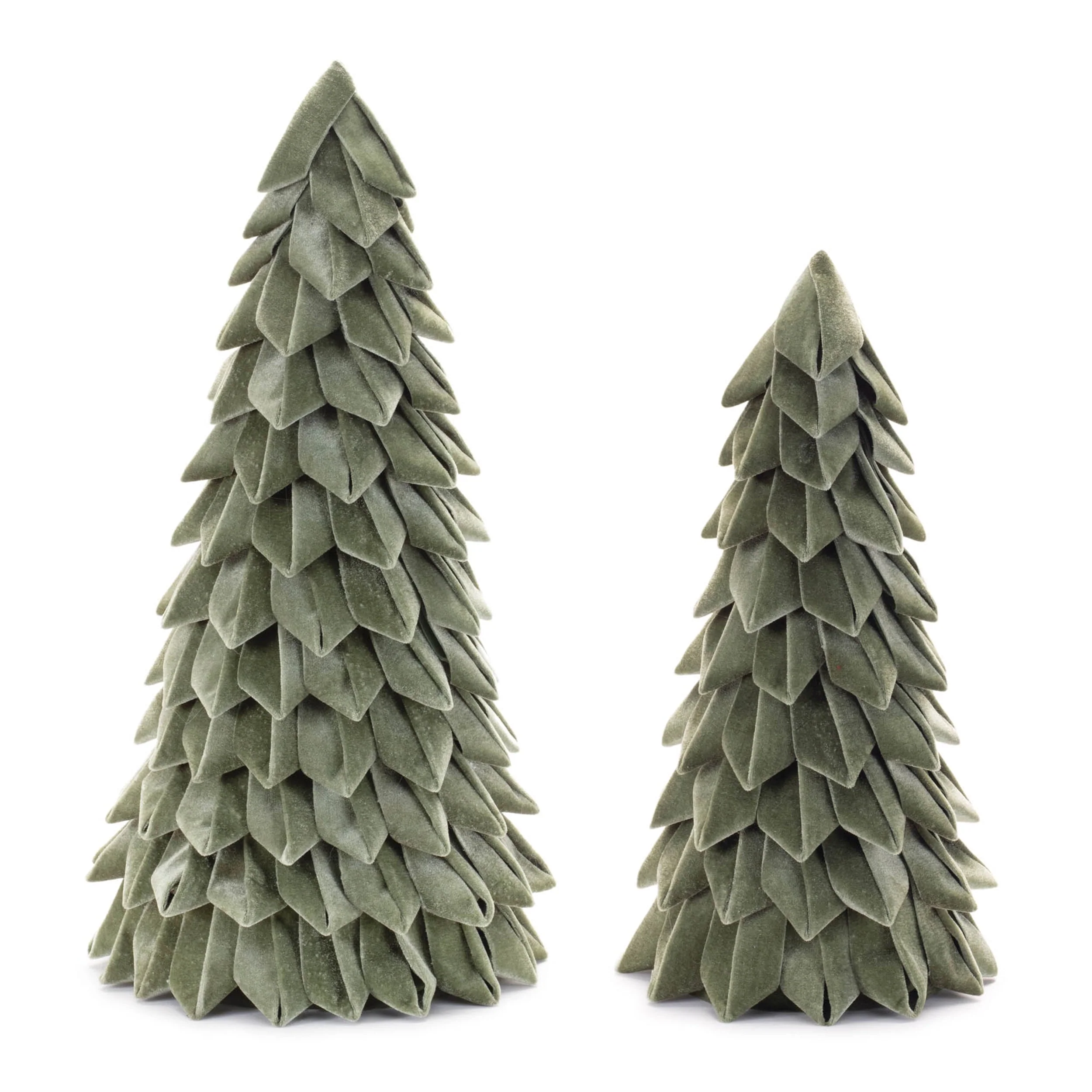 Fabric Pine Tree (Set of 2) - 15.5" + 19.75" H - Image 3
