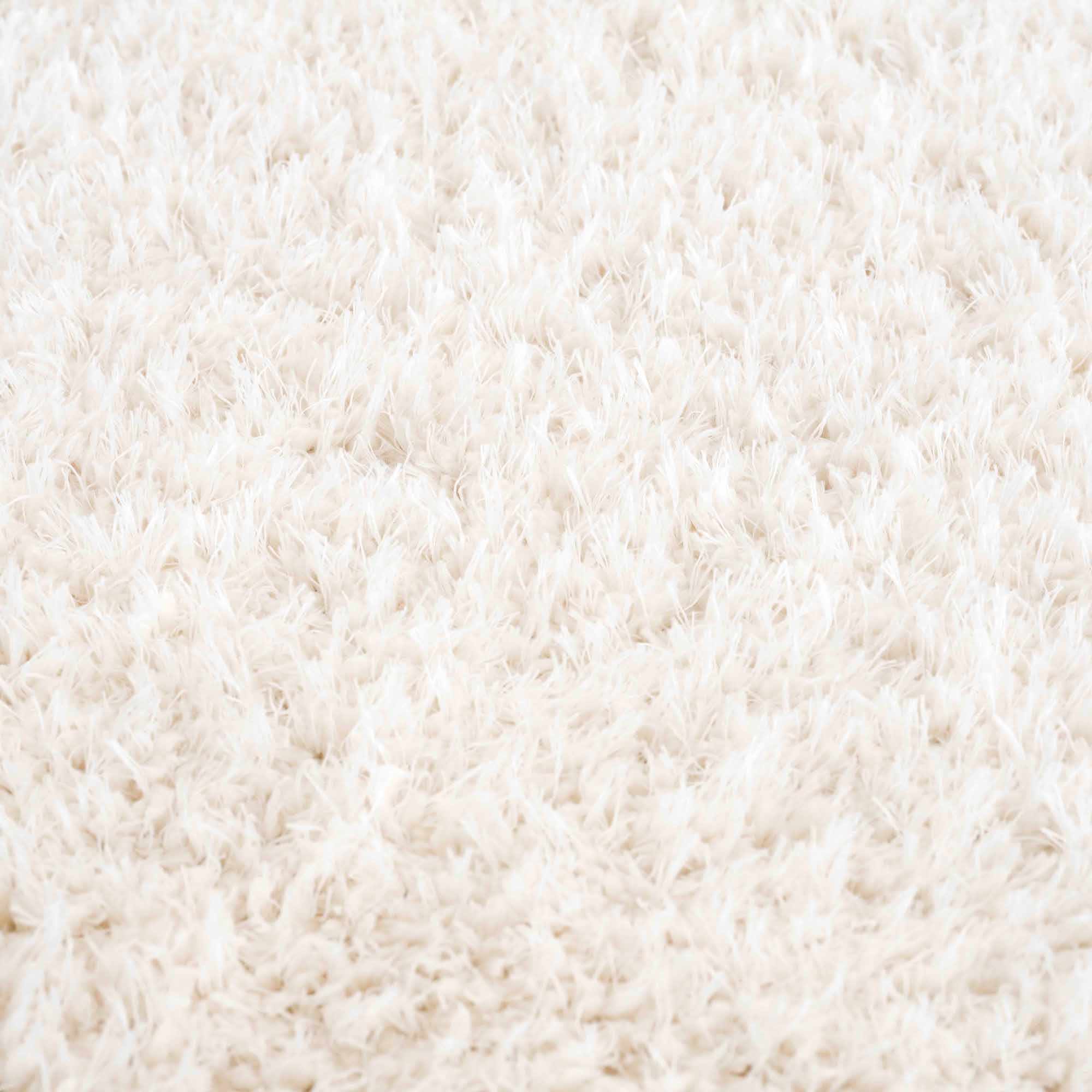 Faina Solid Cream Shag Washable Area Rug - Clearance - Image 16