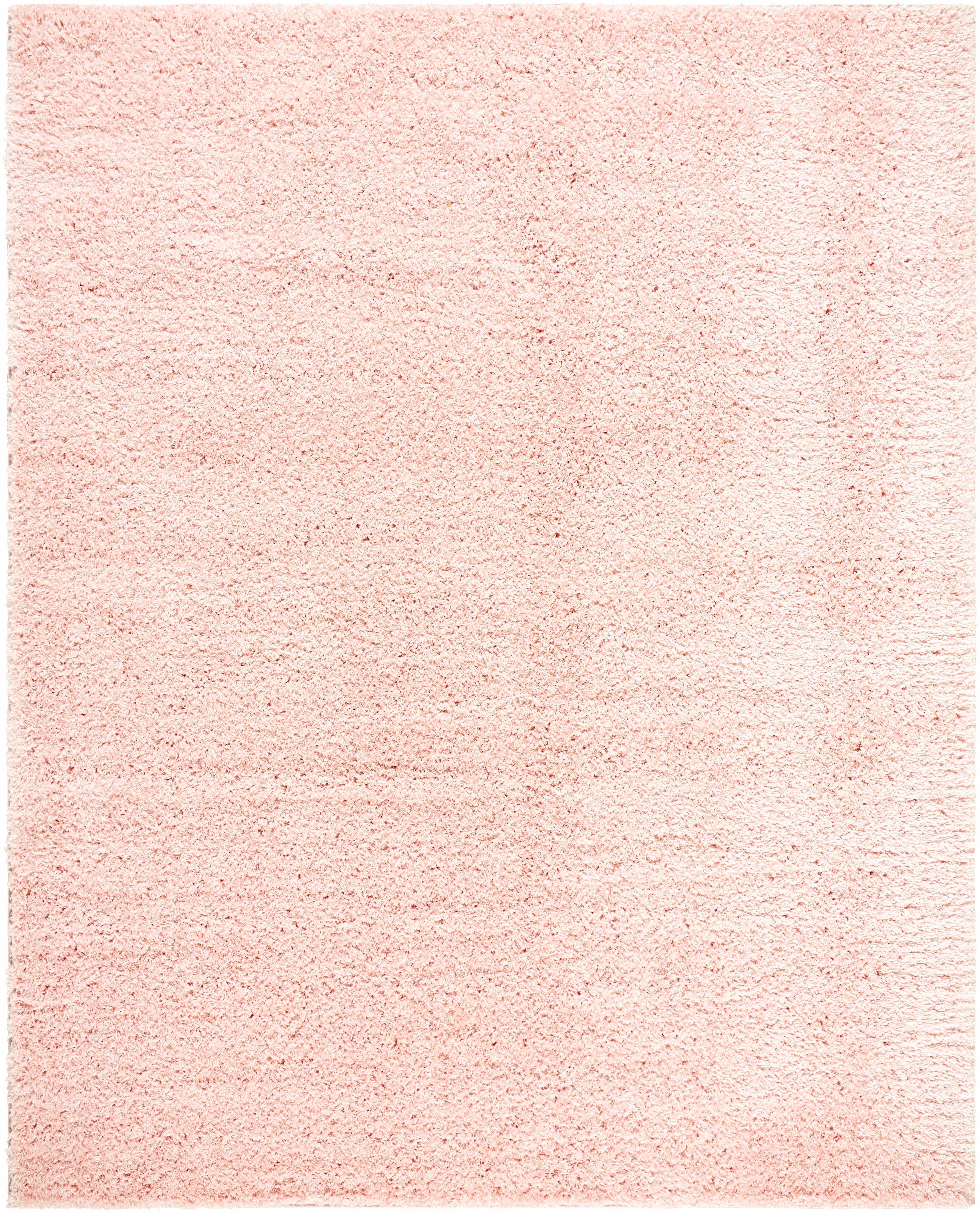 Faina Solid Pink Shag Washable Area Rug - Clearance - Image 18