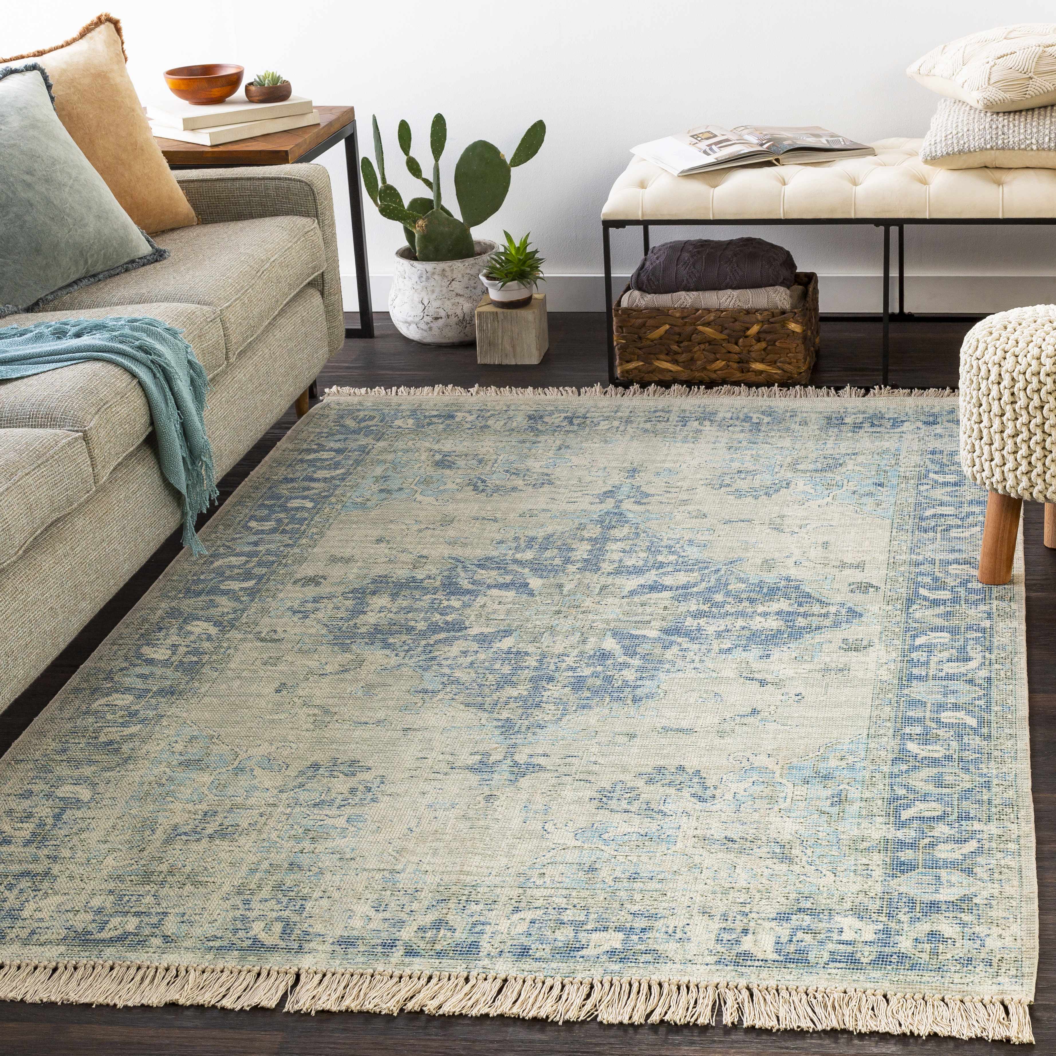 Fairlands Handmade Cotton-blend Rug - Clearance - Image 3