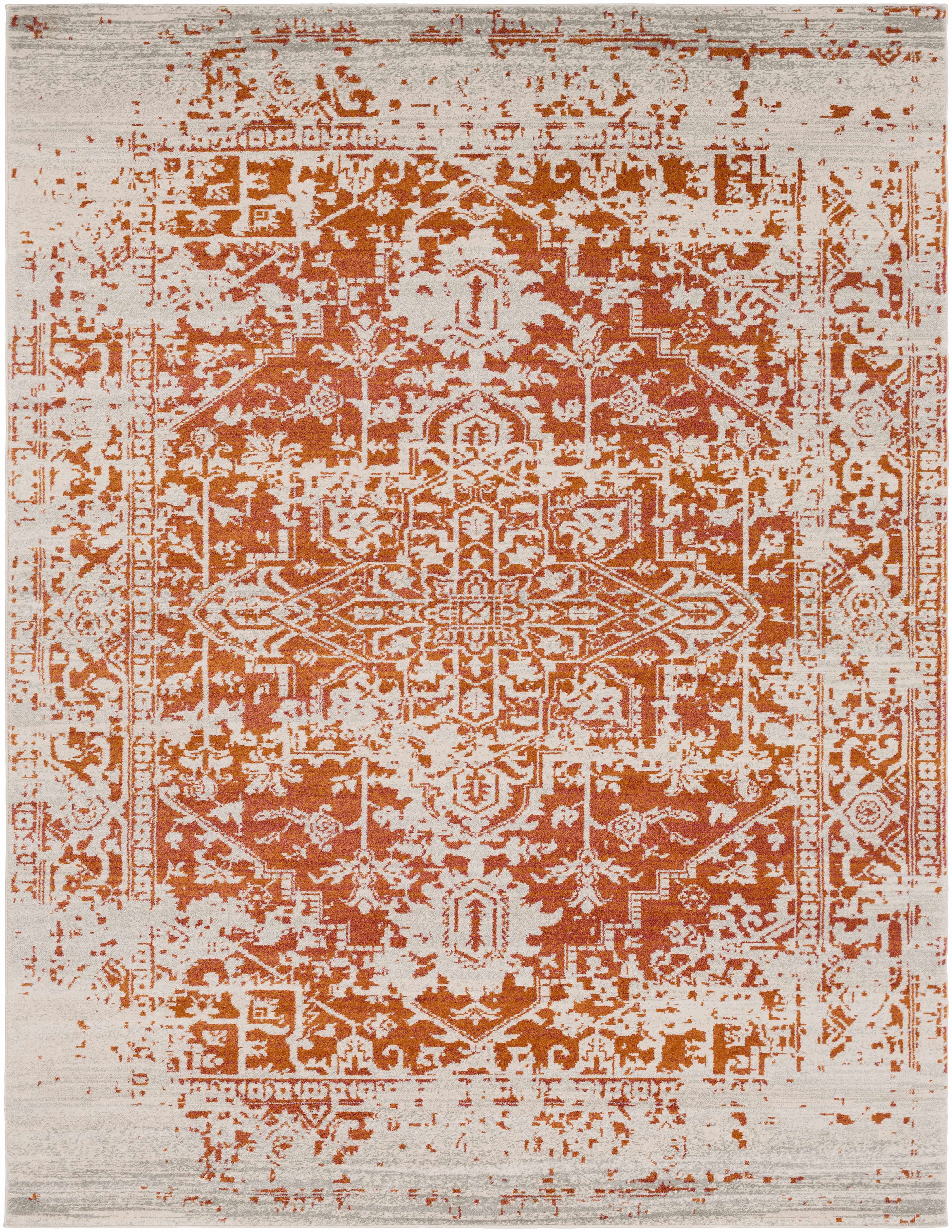 Fairmount Orange Area Rug - Image 10