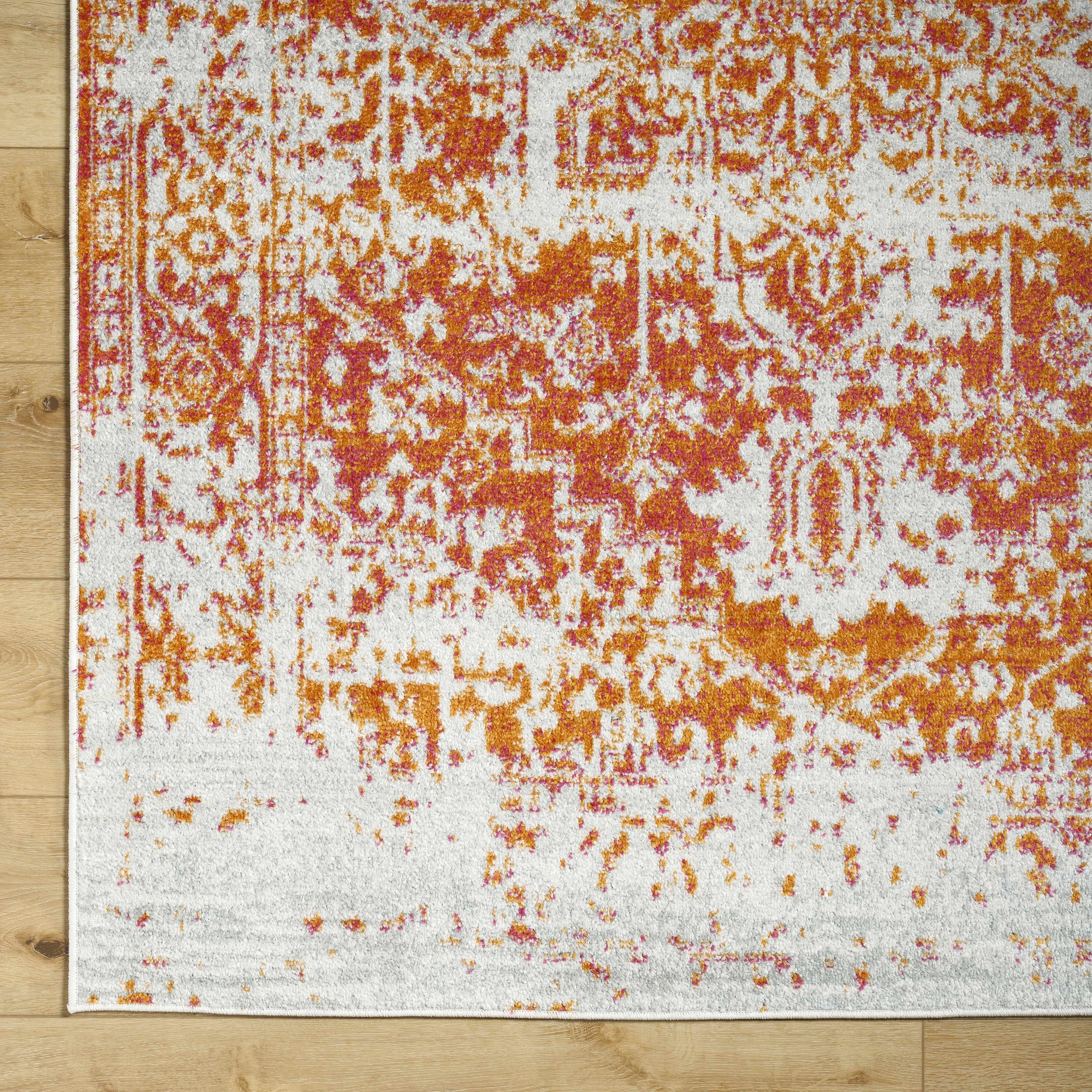 Fairmount Orange Area Rug - Image 13
