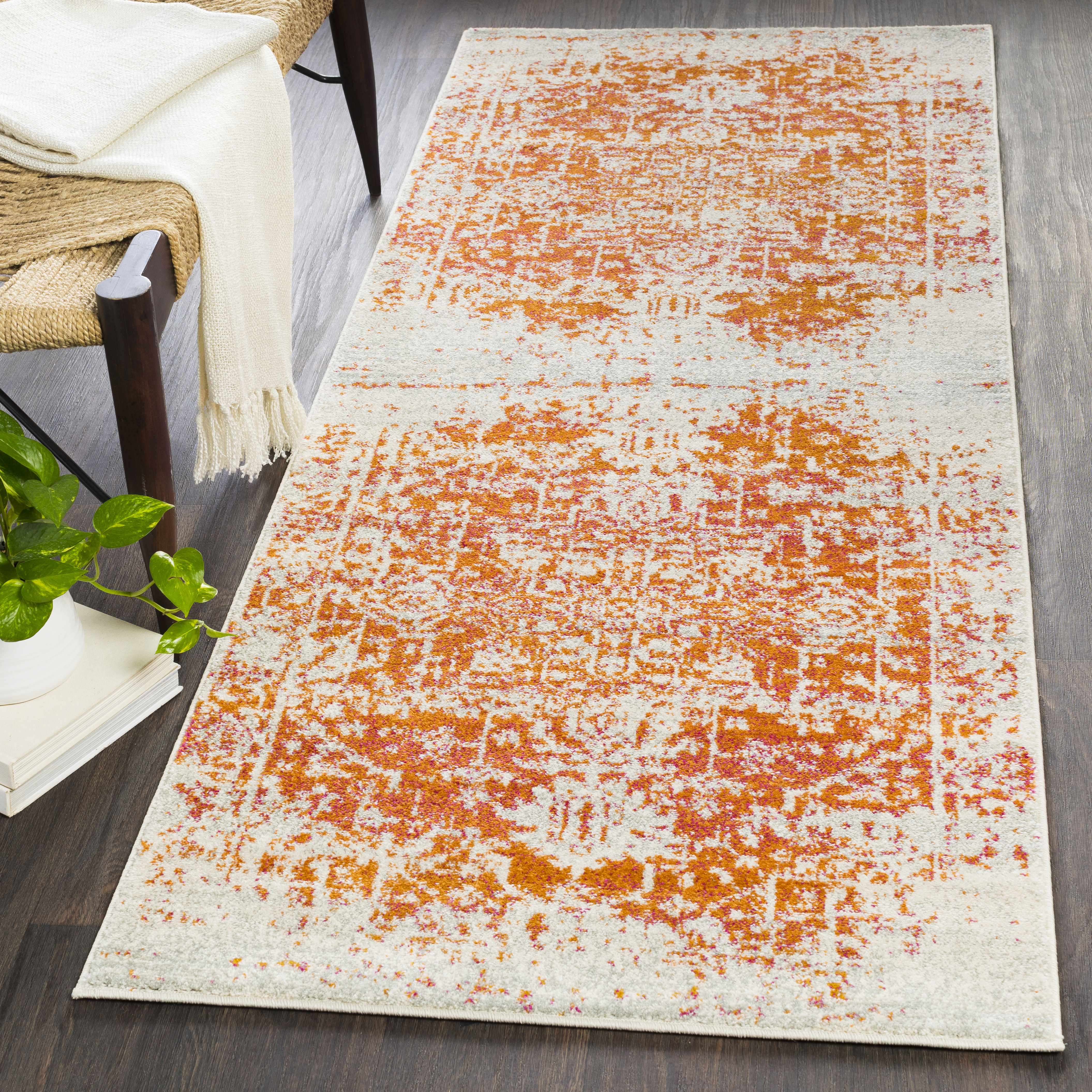 Fairmount Orange Area Rug - Image 3