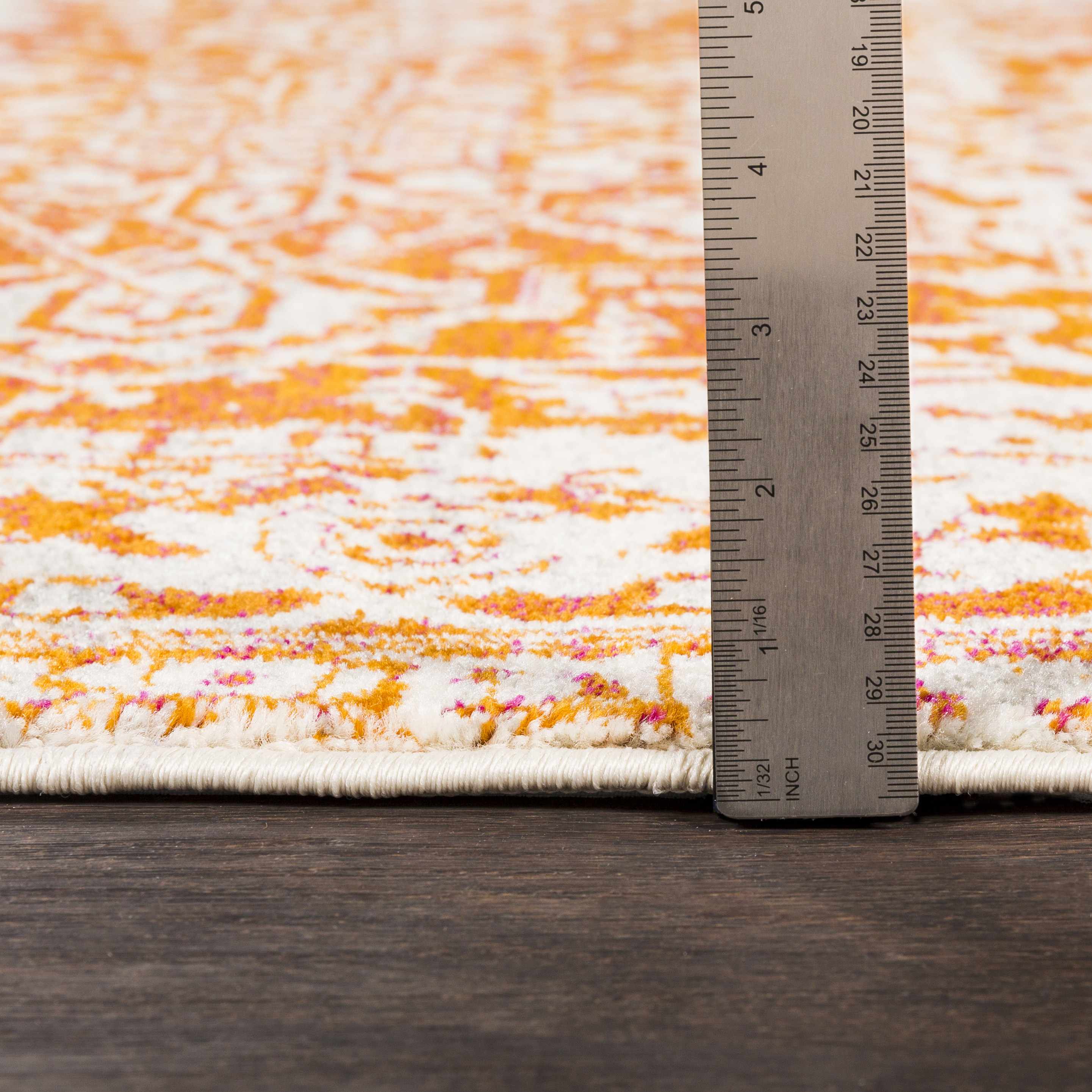 Fairmount Orange Area Rug - Image 8