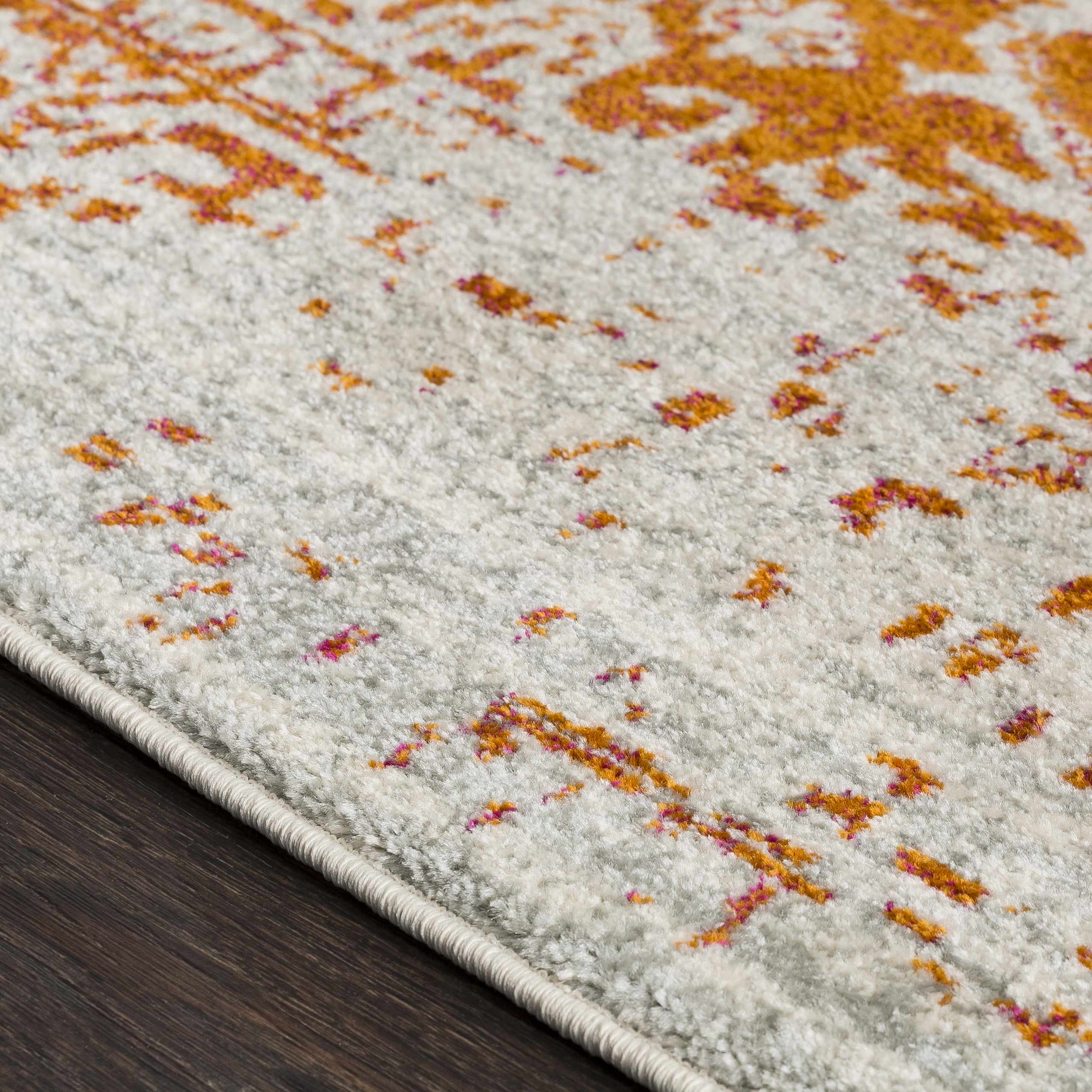 Fairmount Orange Area Rug - Image 9