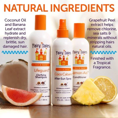 Fairy Tales Sun & Swim Lemon-Aid Conditioner 8 fl oz - Image 3