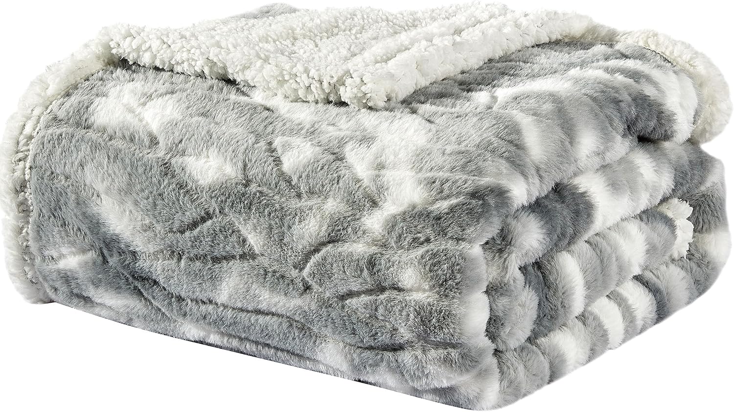 Faith, Hope, Love Home Decor Alaska Faux Fur Shaggy Plush Sherpa Throw Blanket - Image 9