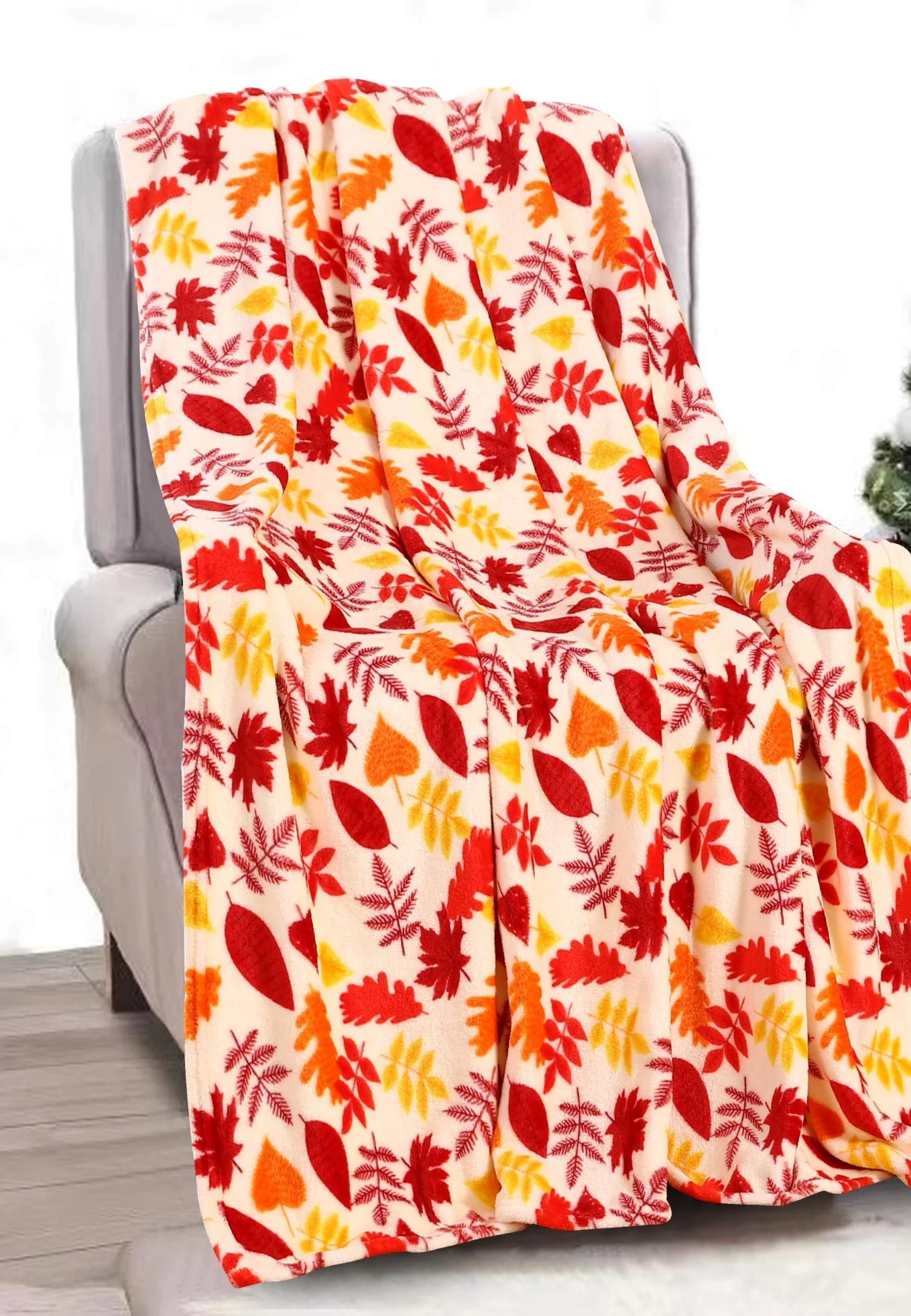 Faith, Hope, Love Home Decor Autumn Harvest Fall Collection Festive And Cuddly Holiday Microplush Throw Blanket - Image 11