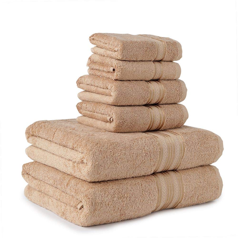 Faith, Hope, Love Home Decor Bathessentials 100% Cotton Extra Heavy 6 Piece Bath Towel Set - Image 13