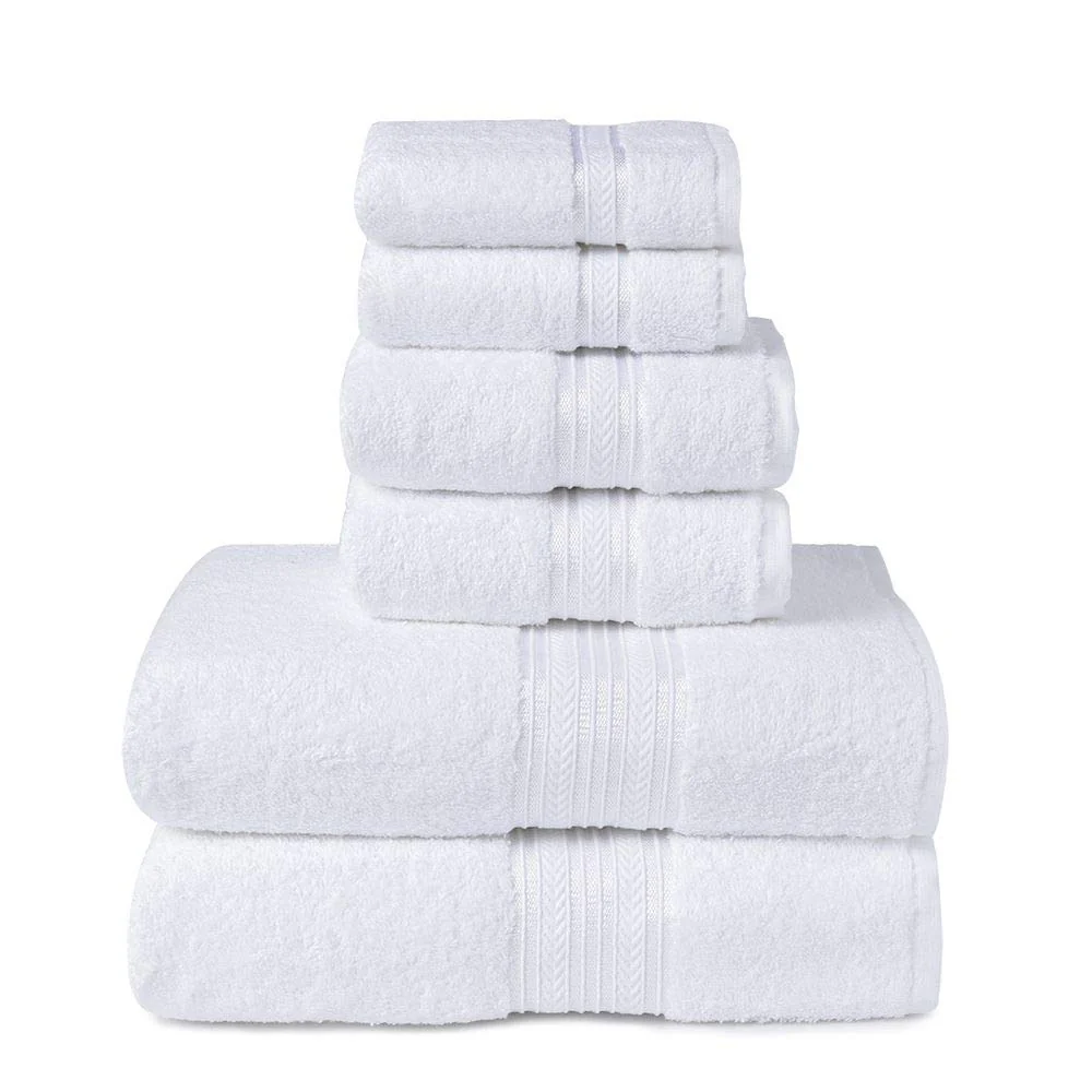 Faith, Hope, Love Home Decor Bathessentials 100% Cotton Extra Heavy 6 Piece Bath Towel Set - Image 19