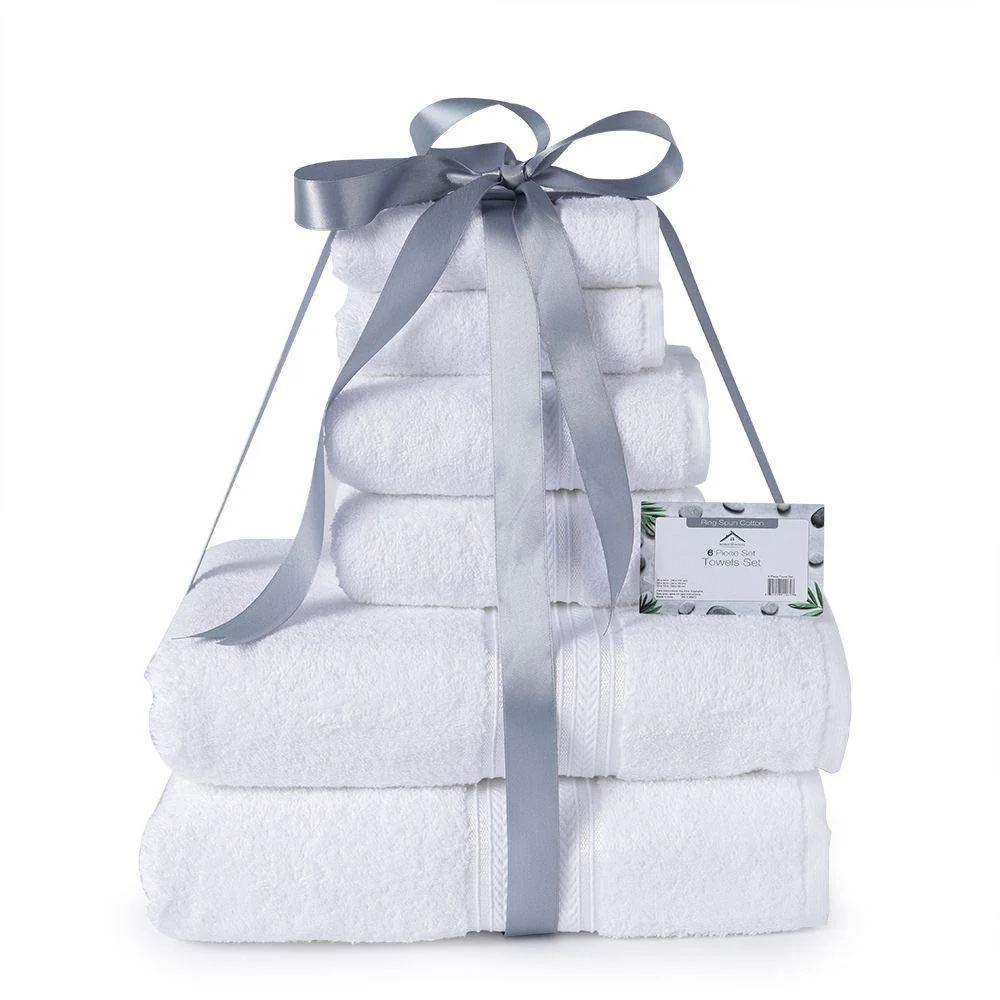 Faith, Hope, Love Home Decor Bathessentials 100% Cotton Extra Heavy 6 Piece Bath Towel Set - Image 4