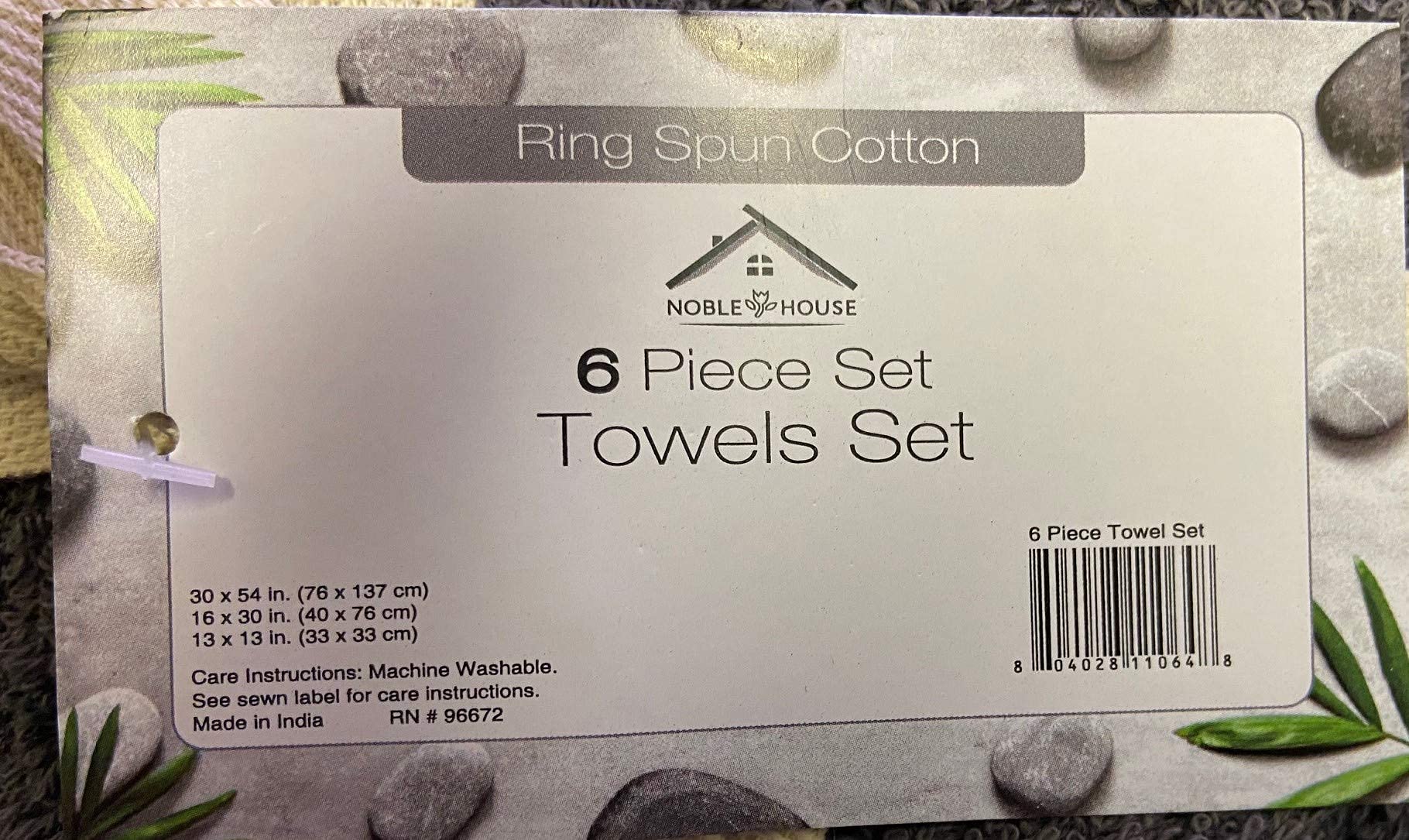 Faith, Hope, Love Home Decor Bathessentials 100% Cotton Extra Heavy 6 Piece Bath Towel Set - Image 6
