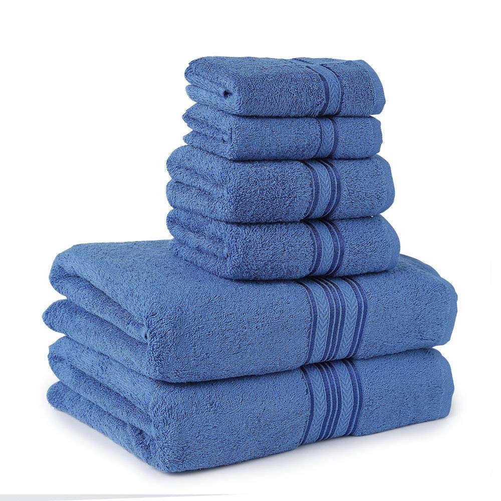Faith, Hope, Love Home Decor Bathessentials 100% Cotton Extra Heavy 6 Piece Bath Towel Set - Image 7