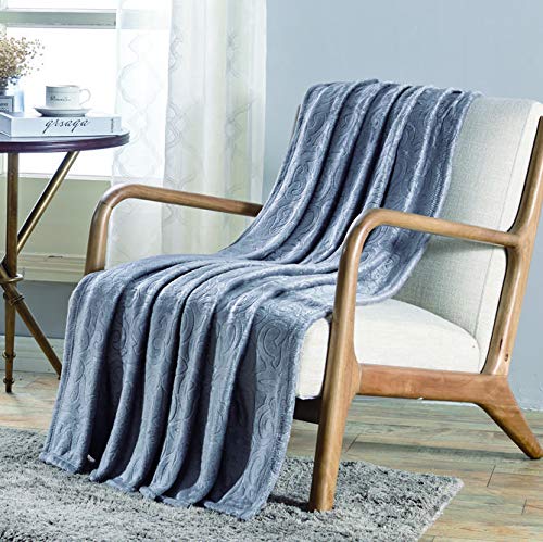 Faith, Hope, Love Home Decor Damask Embossed Ultra Lush Throw Blanket (50" X 60") - Image 2