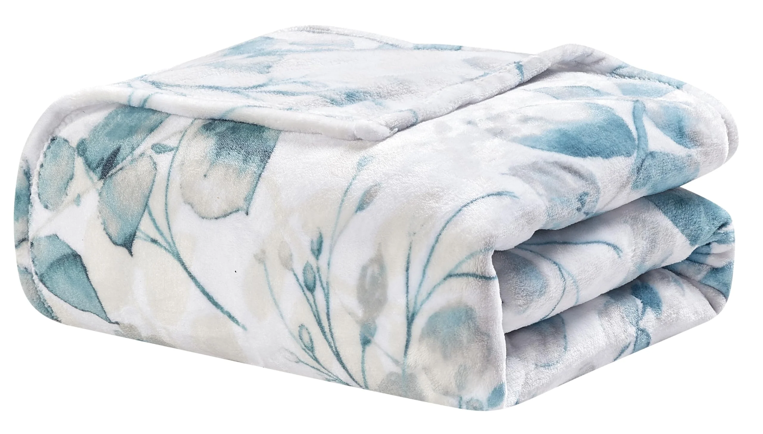 Faith, Hope, Love Home Décor Dempsey Plush Blanket - Soft And Cozy Blue Blanket - Image 3