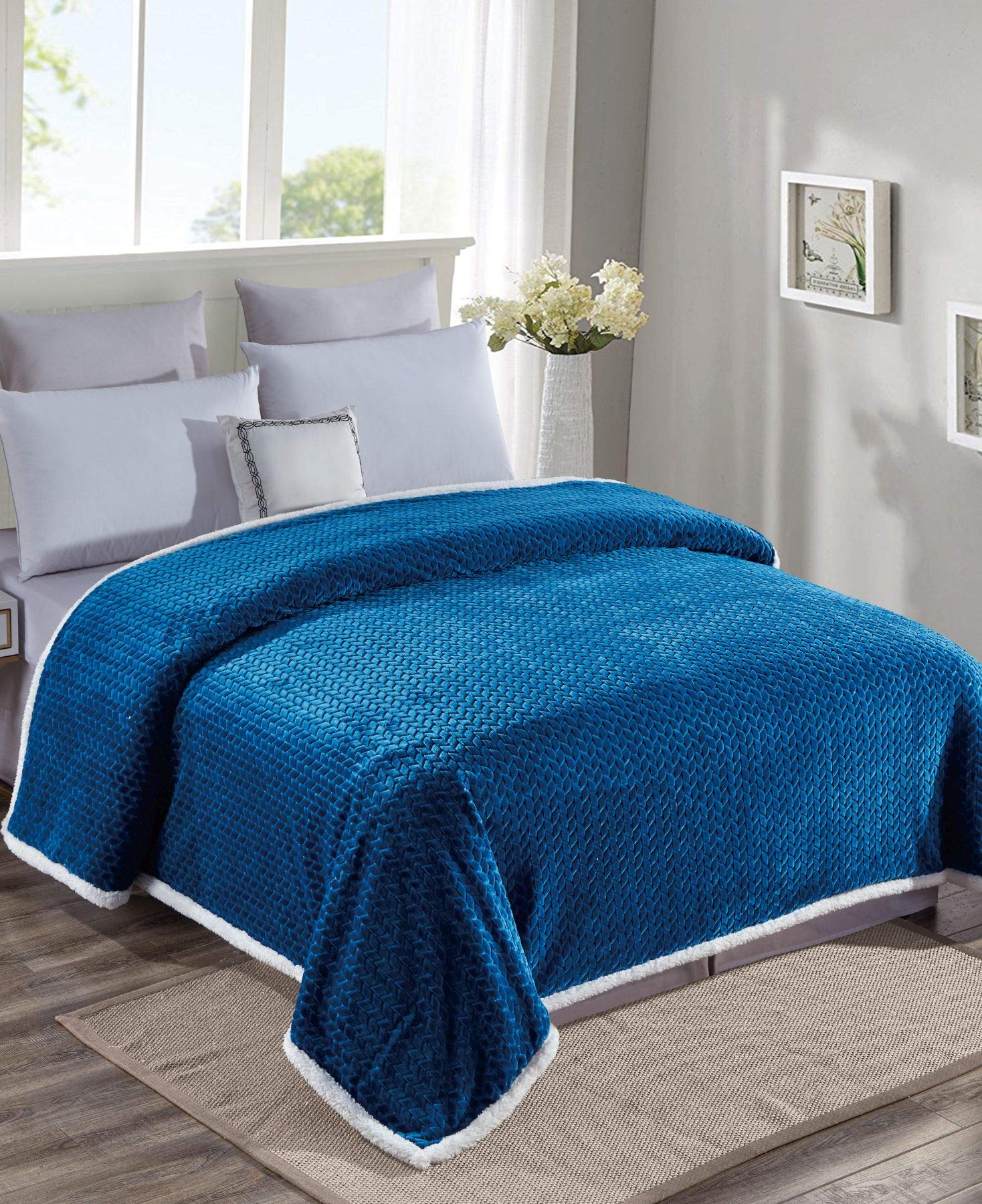 Faith, Hope, Love Home Décor Home Essentials Braided Sherpa Blanket - Image 13
