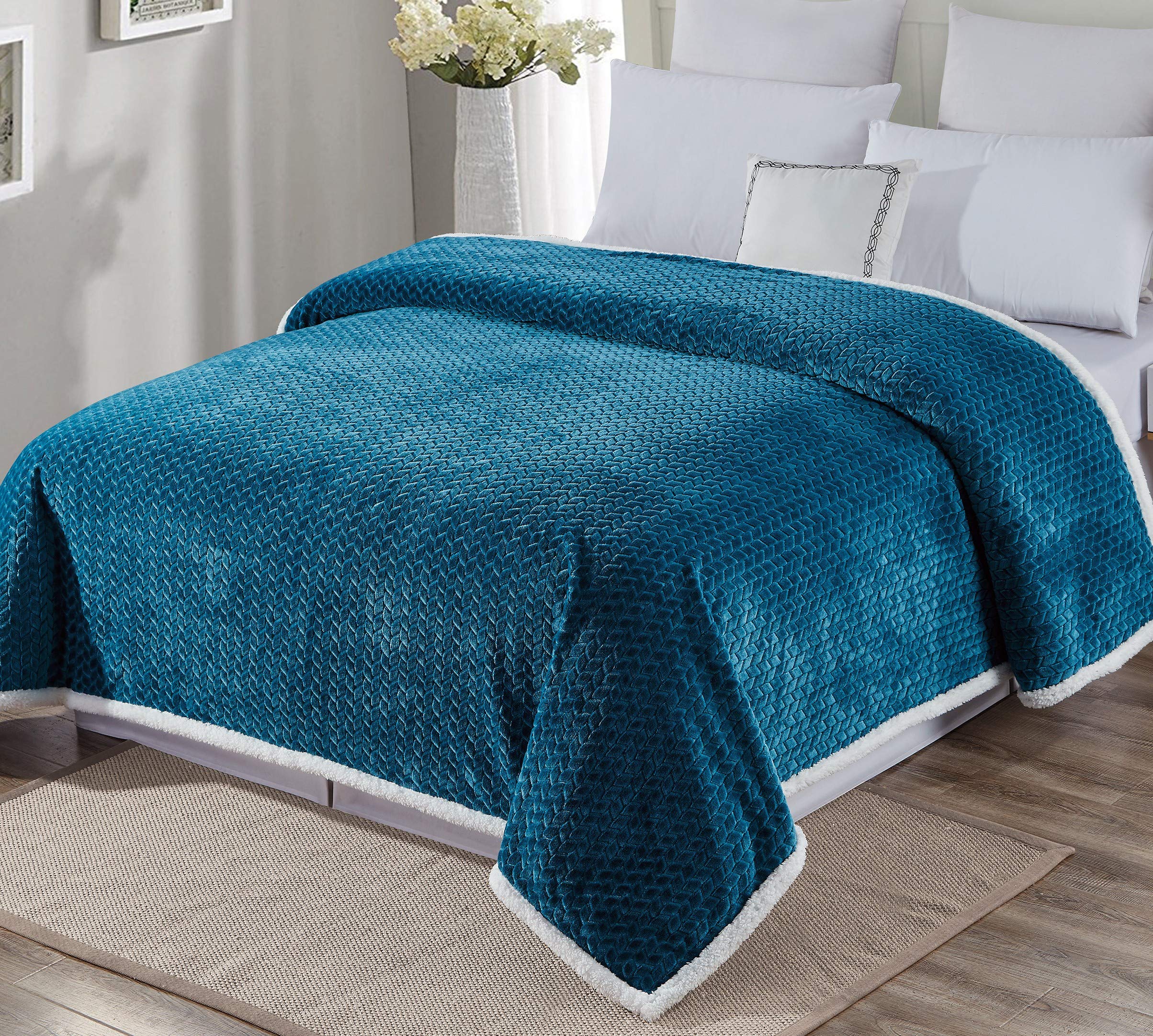 Faith, Hope, Love Home Décor Home Essentials Braided Sherpa Blanket - Image 19