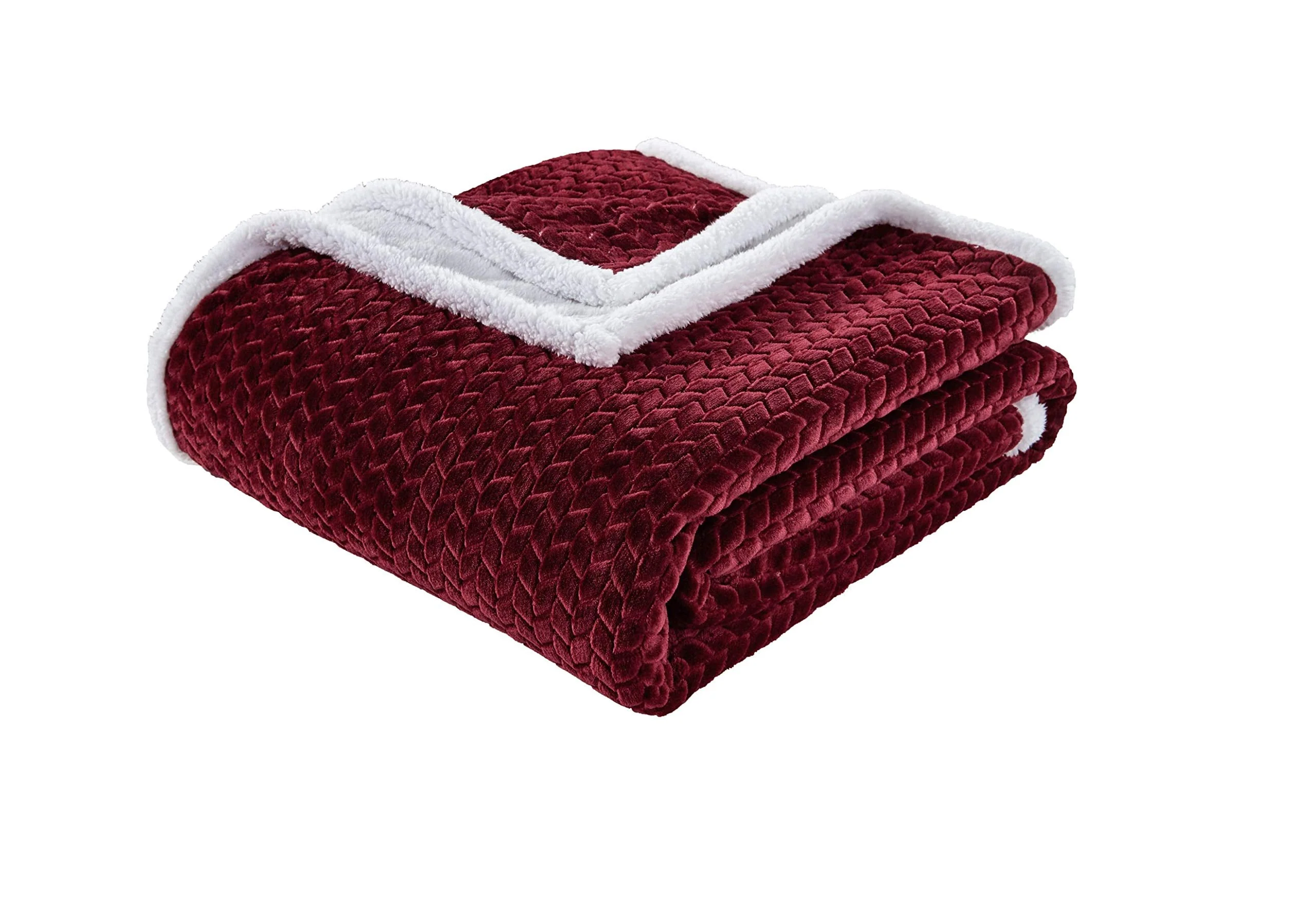 Faith, Hope, Love Home Décor Home Essentials Braided Sherpa Blanket - Image 2
