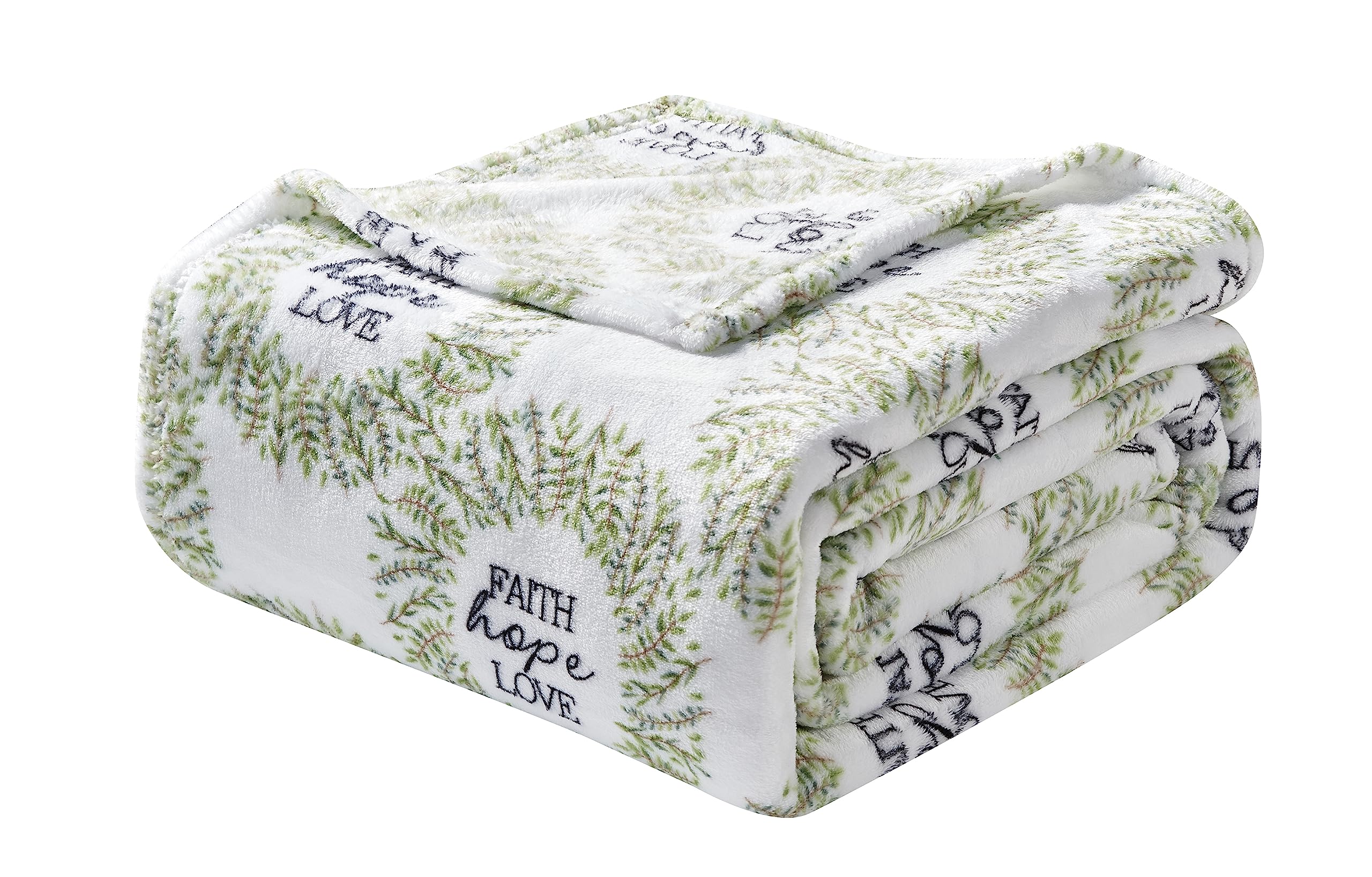 Faith Hope Love Home Decor Oversized Luxe Plush Throw Blanket - Image 4