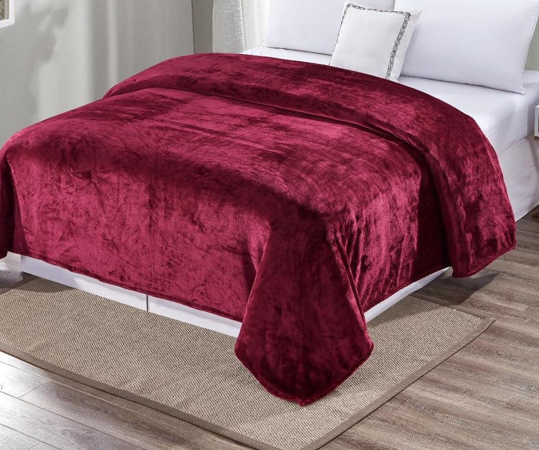 Faith, Hope, Love Home Decor Ultra Lush Twin Size Solid Microplush Blanket - Image 7