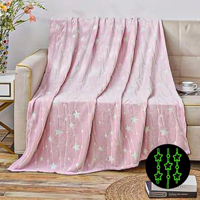 Faith, Hope, Love Home Décor Ultra Plush Cosmic Glow In The Dark Throw Blanket - Image 3