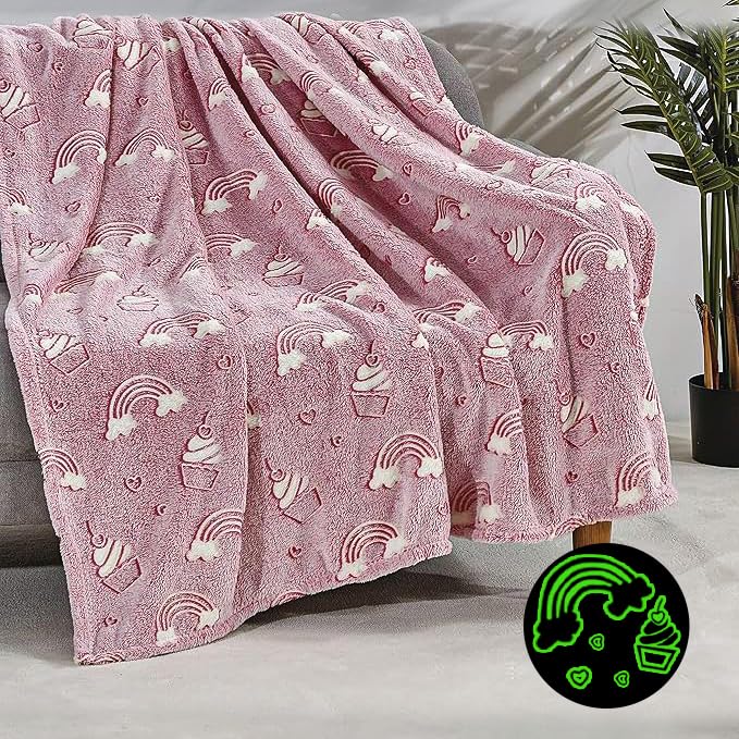 Faith, Hope, Love Home Décor Ultra Plush Cosmic Glow In The Dark Throw Blanket - Image 6
