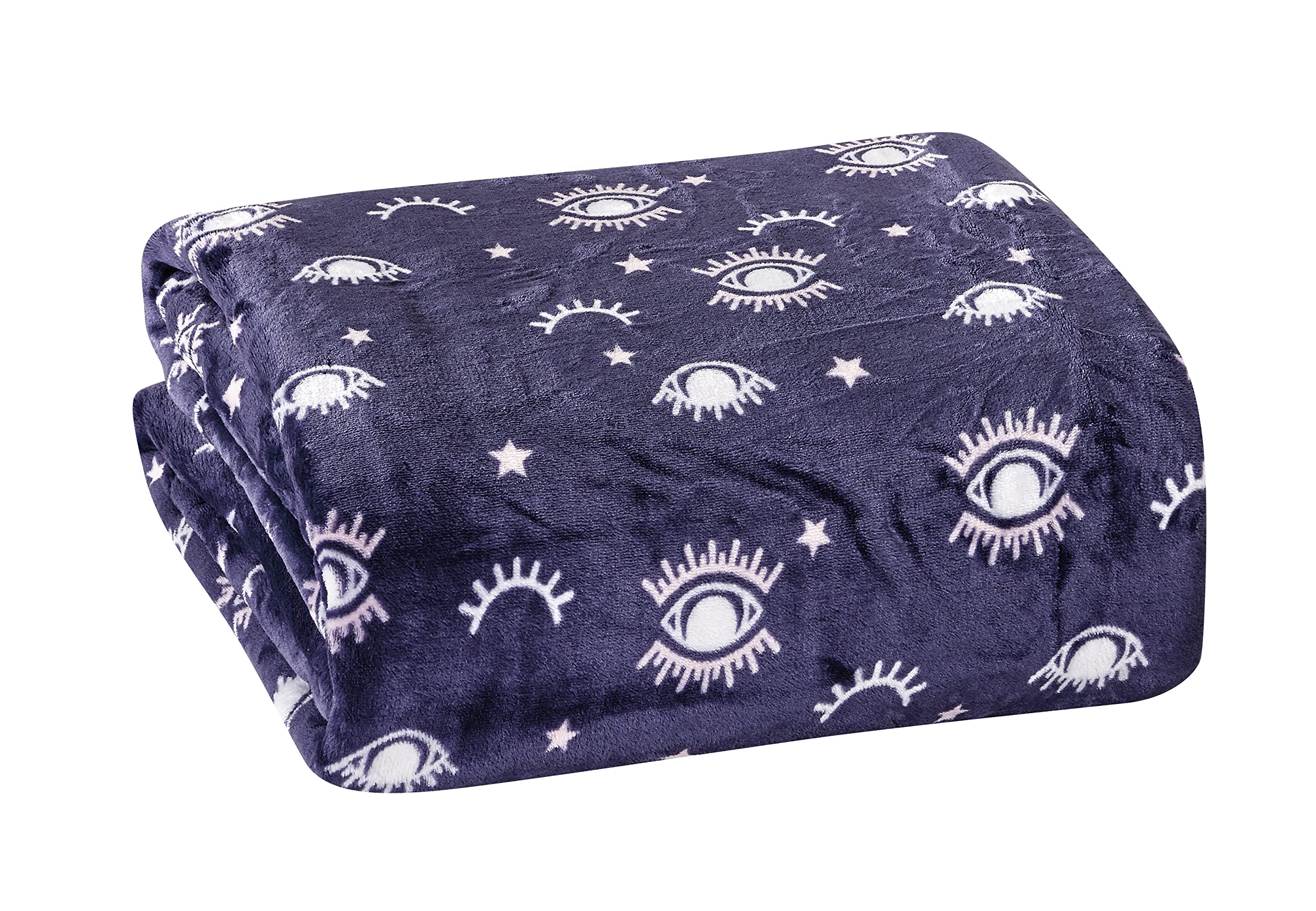 Faith, Hope, Love Home Décor Ultra Plush Queen Size Protective Symbol Microplush Blanket (90" X 90") - Evil Eye - Image 2