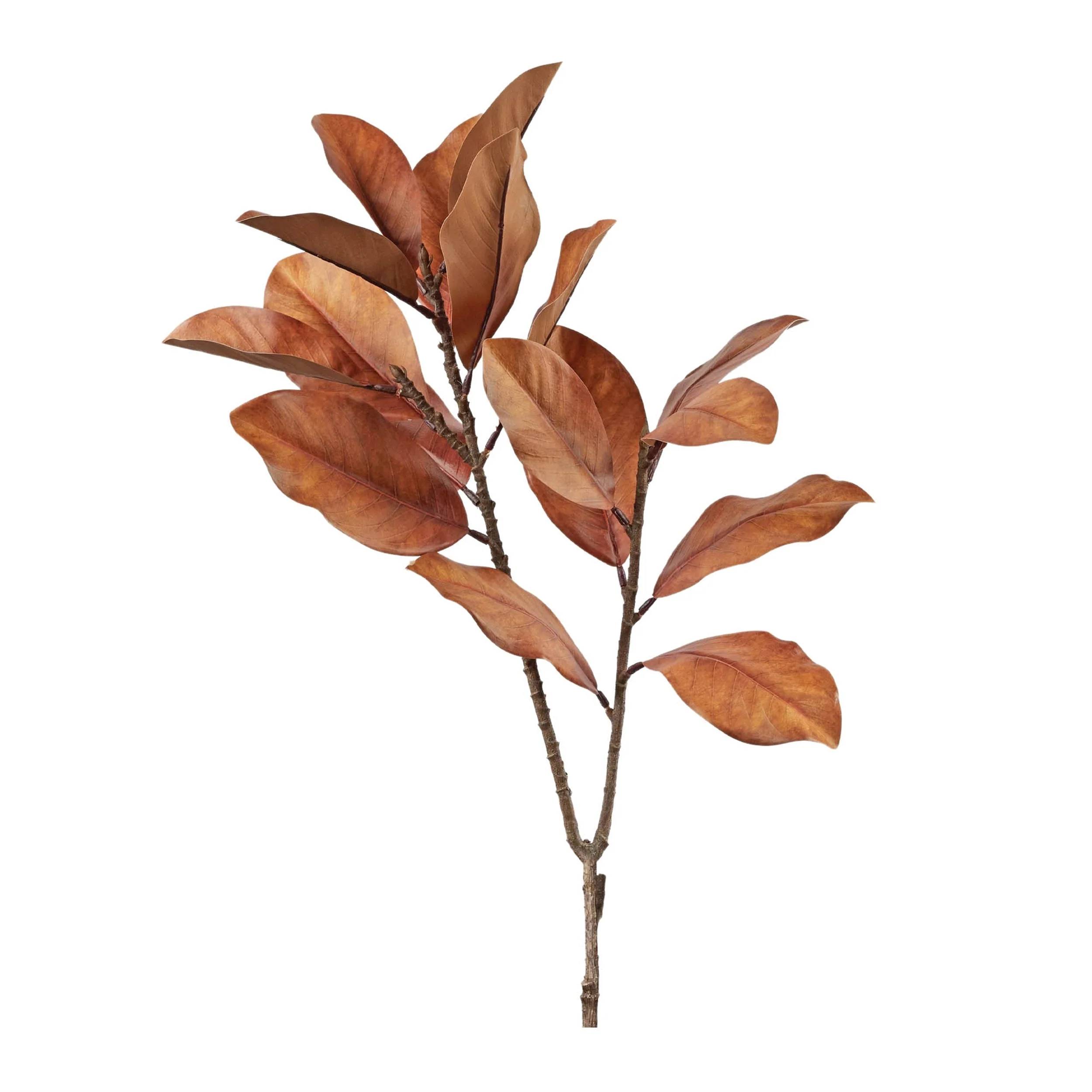 Fall Magnolia Leaf Spray (Set of 6) - Image 2