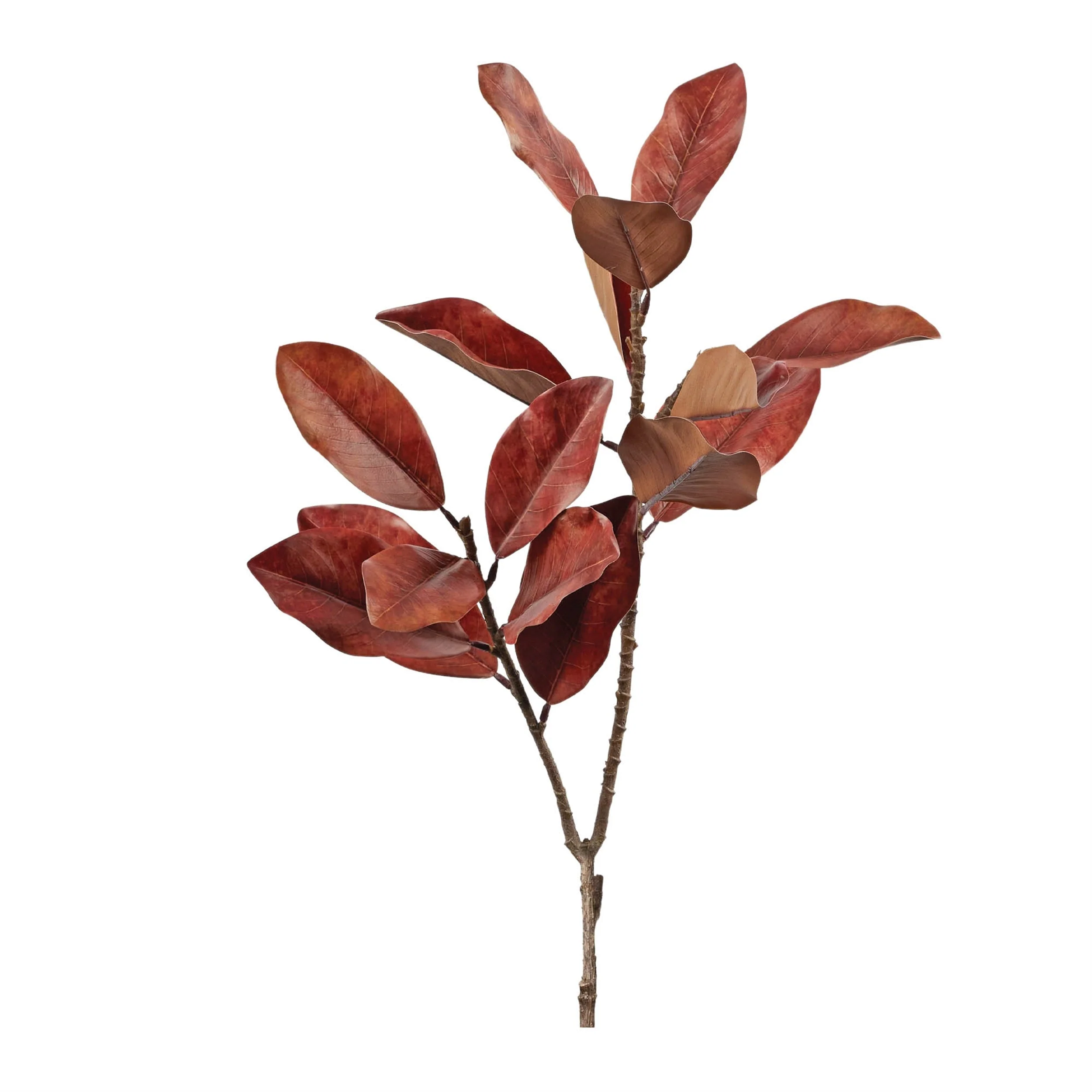 Fall Magnolia Leaf Spray (Set of 6) - Image 4