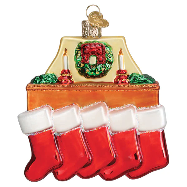 Family of 5 Stockings Ornament - Image 3