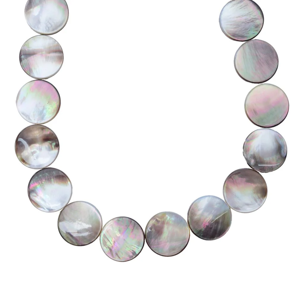 Far East Jewelry 25mm Black Mother-of-Pearl & Bronze Cultured Pearl Necklace - Image 3