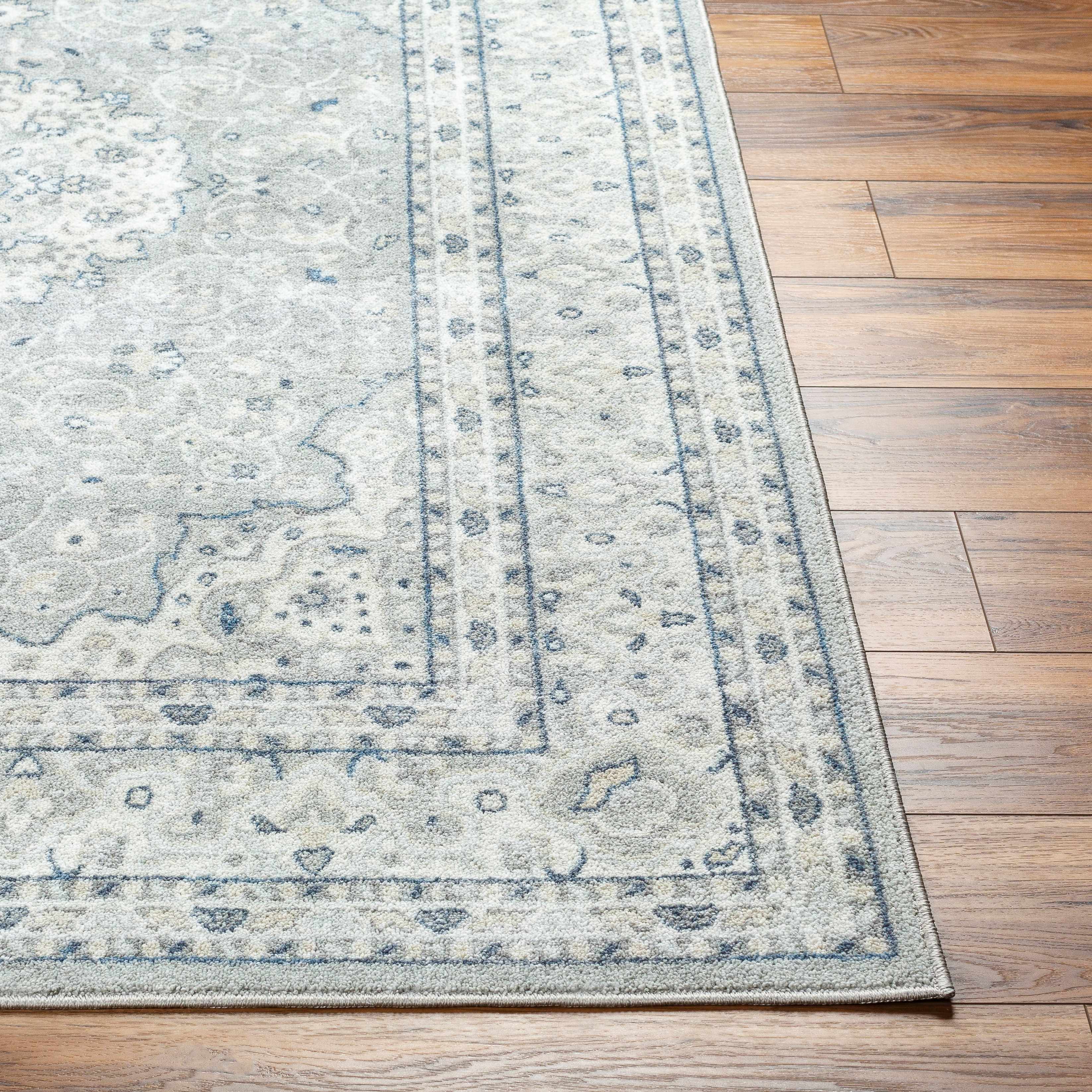 Farai Gray Medallion Area Rug - Clearance - Image 3