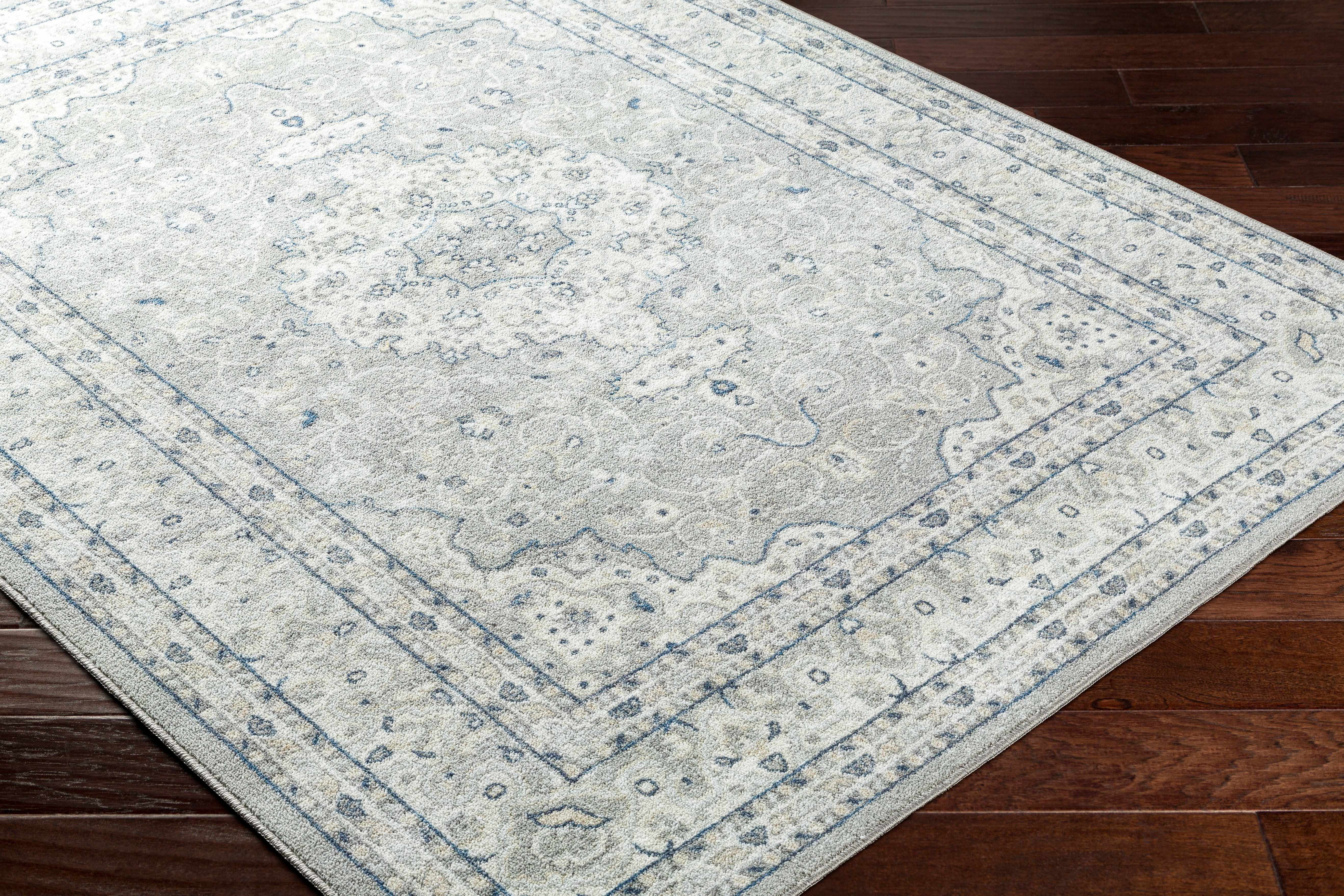 Farai Gray Medallion Area Rug - Clearance - Image 4